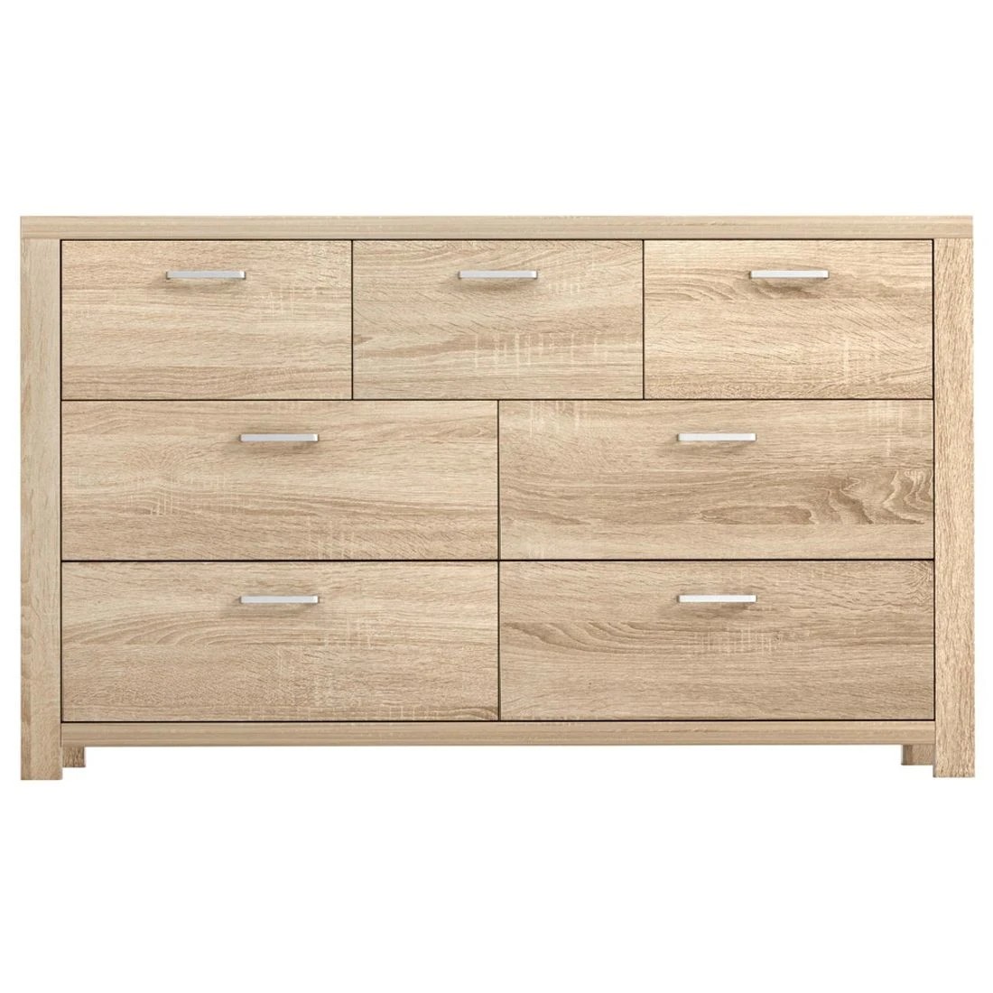 5 Artiss 7 Chest of Drawers - Natural, 5 of 8