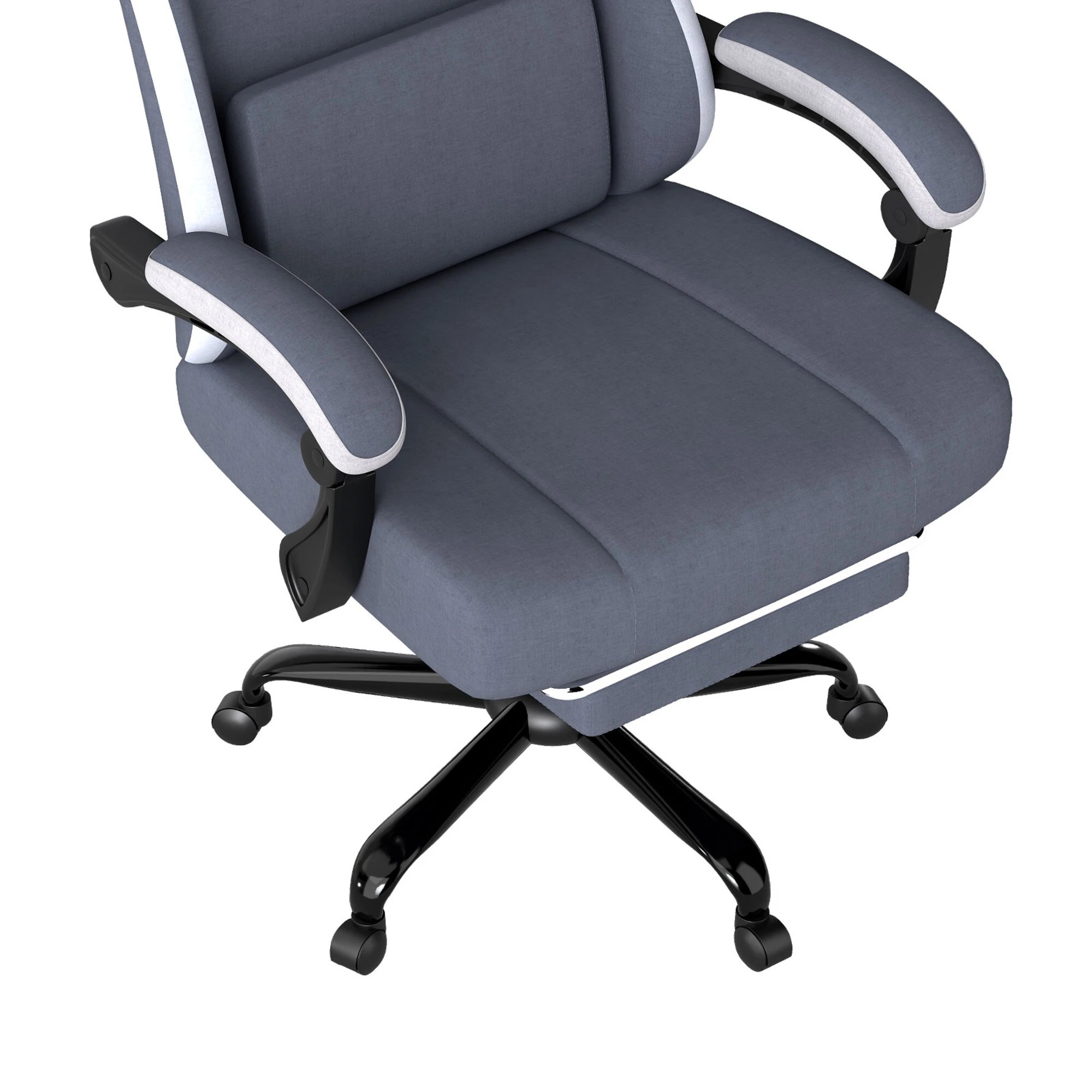 5 Levede Ergonomic Office Chair  PU Leather - Grey, 5 of 9