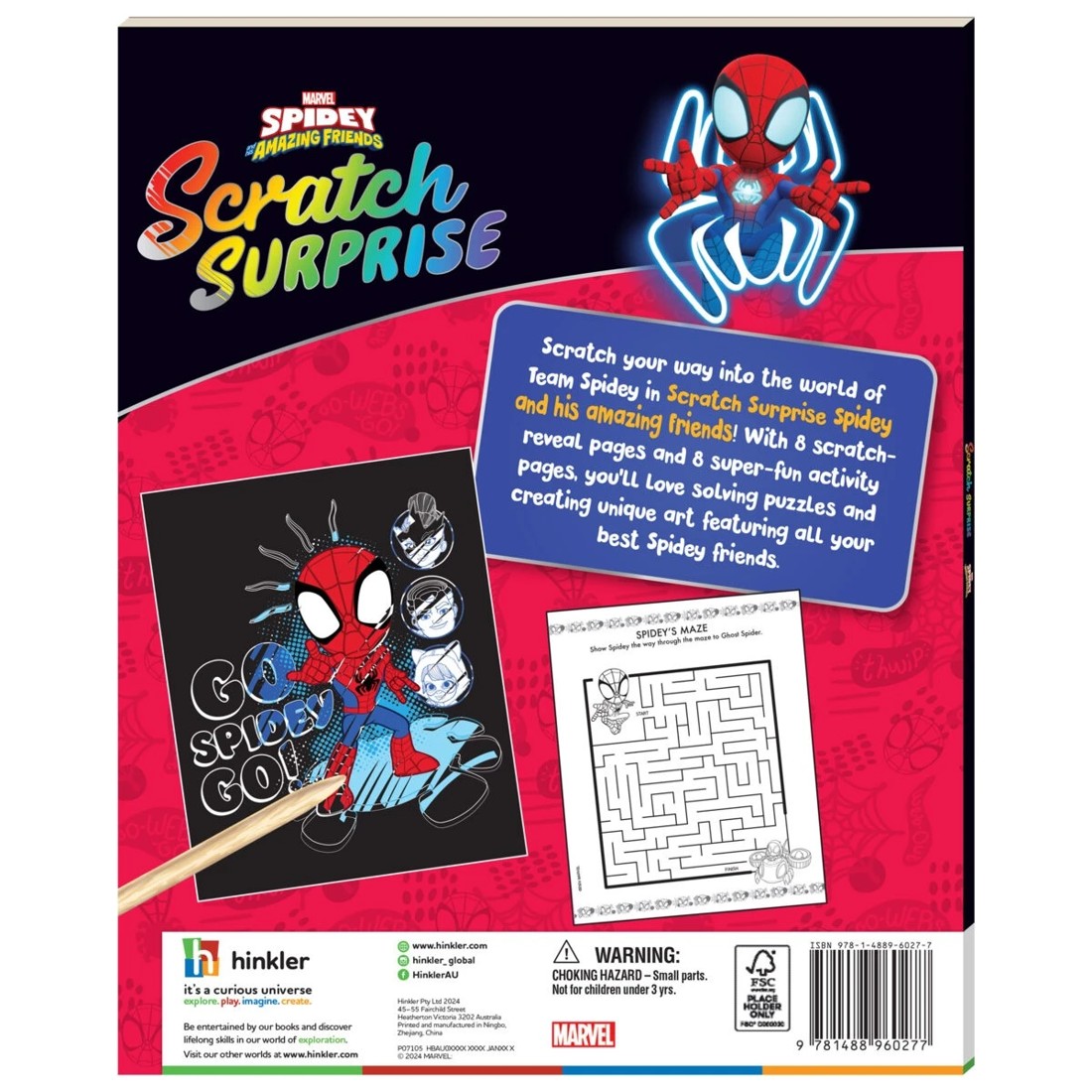 2 Disney Junior Marvel Spidey and His Amazing Friends: Scratch Surprise - Book, 2 of 5