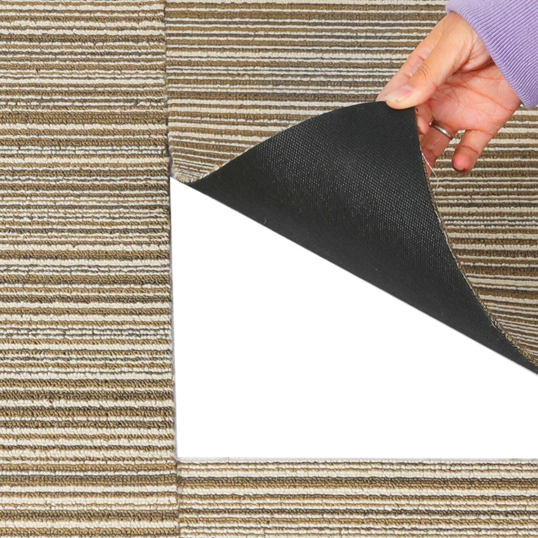 4 Marlow Carpet Tiles 20pcs 50x50cm Striped Pattern, 4 of 8