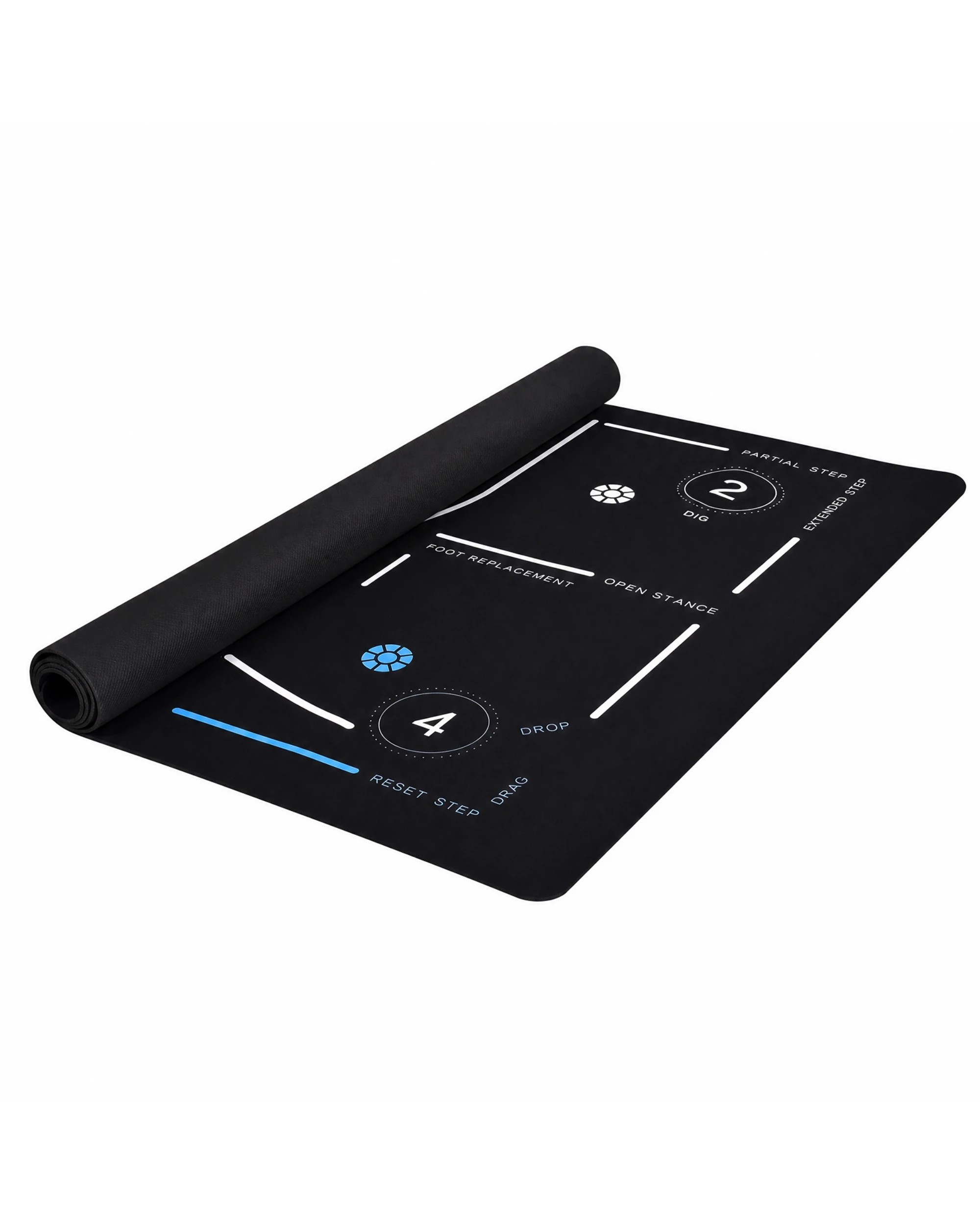 3 Advwin Portable Basketball Footwork Training Mat Set - Black, 3 of 5