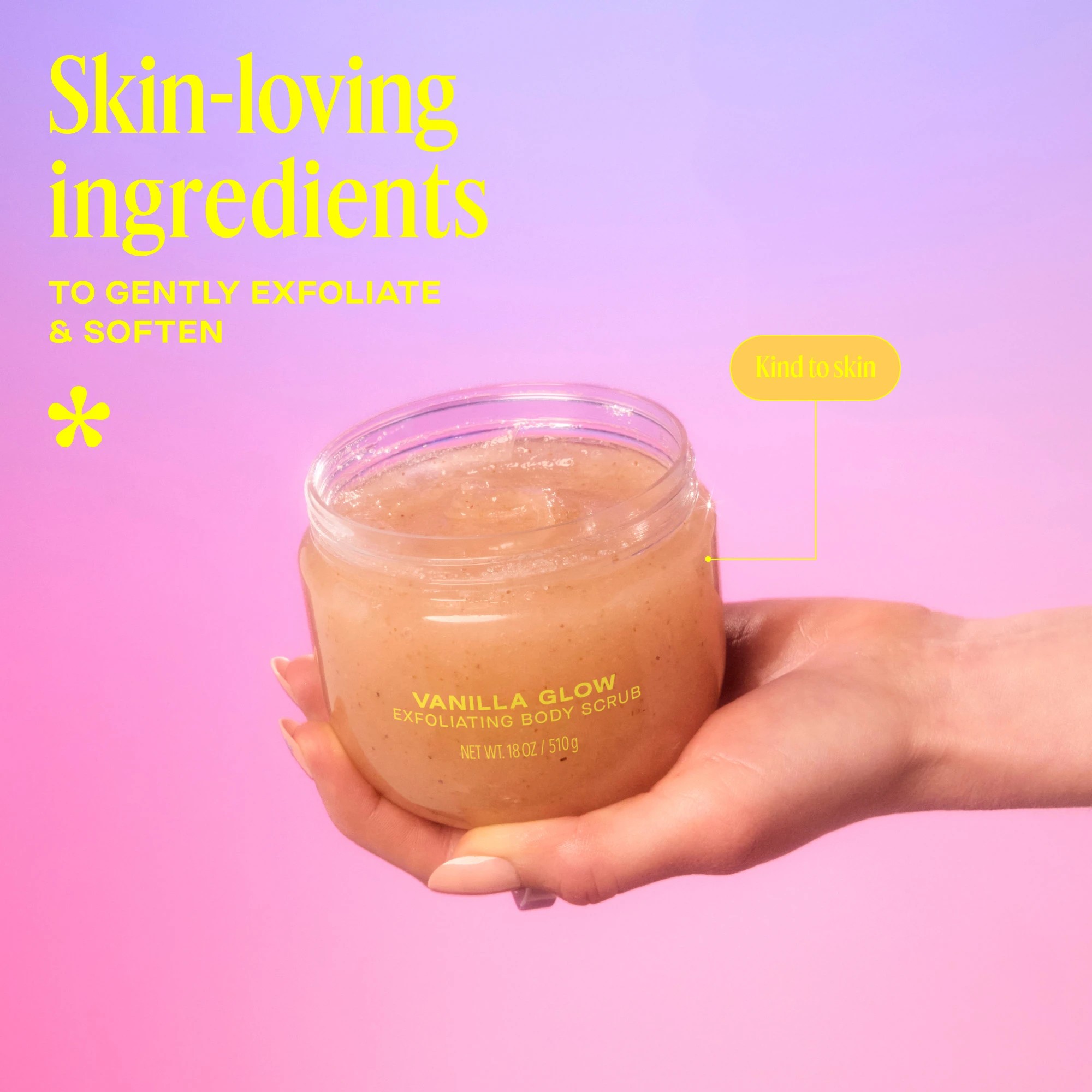 4 DAISE Exfoliating Body Scrub 510g - Vanilla Glow, 4 of 9