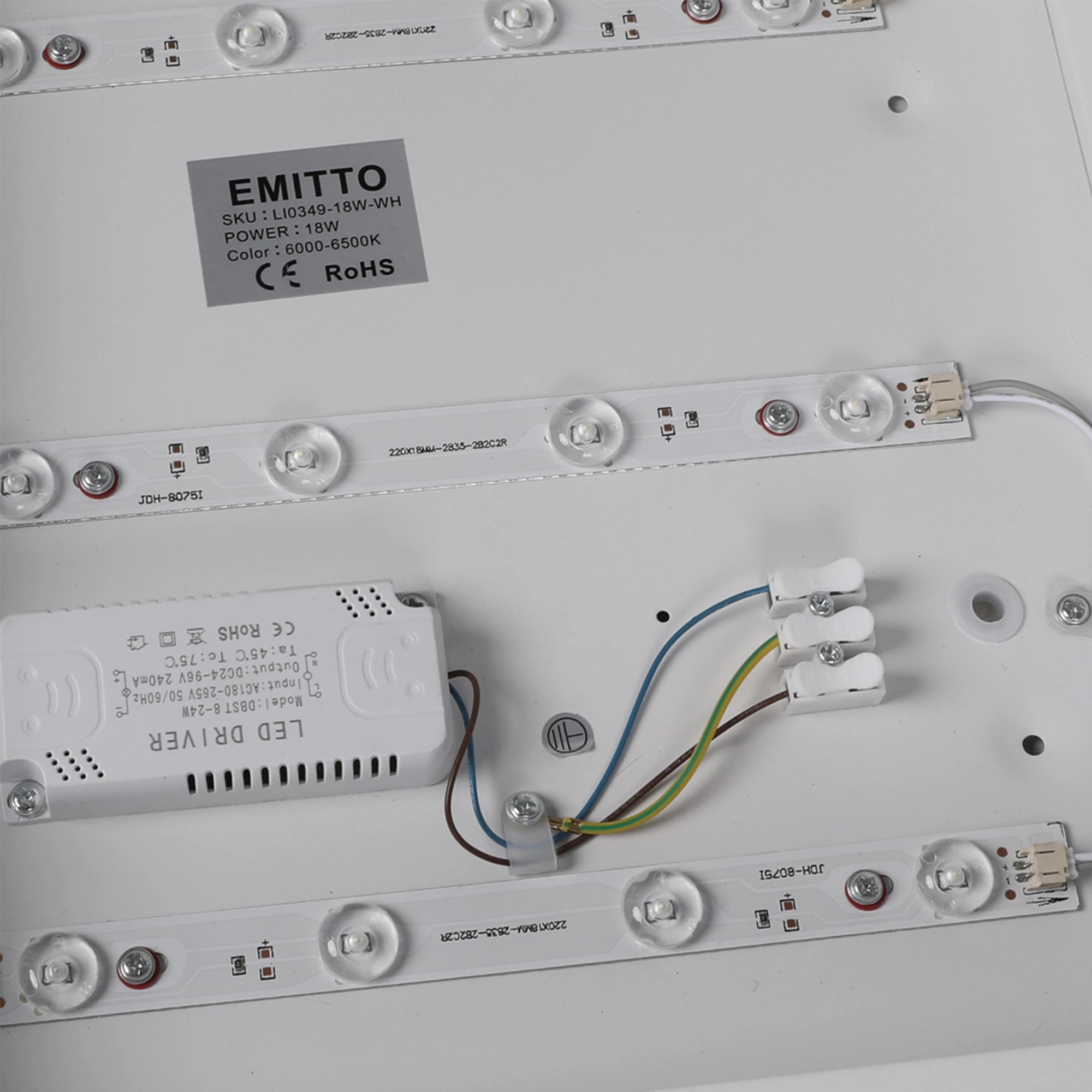 5 Emitto 50Cm 36W Led Ceiling Light - White, 5 of 5