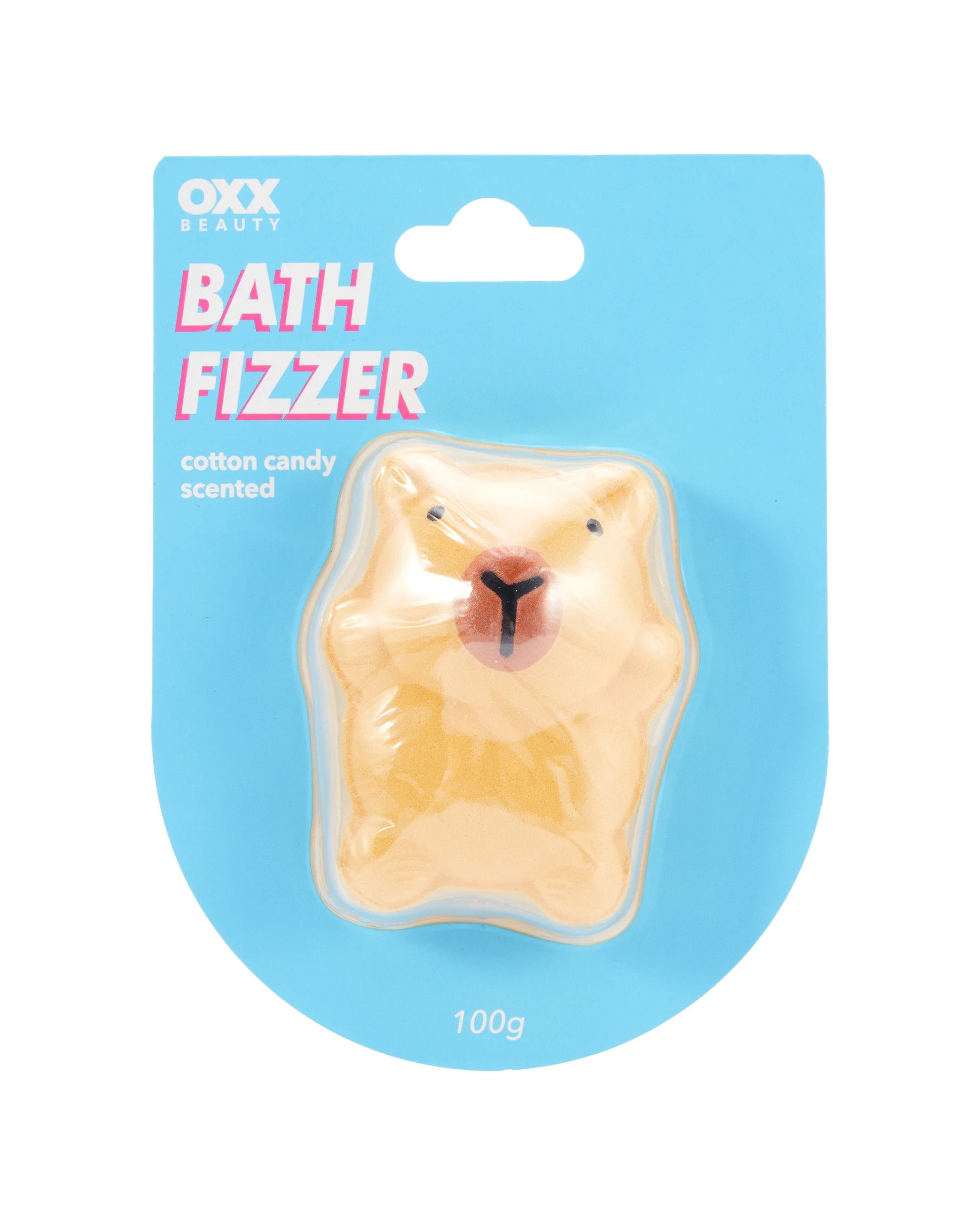 1 OXX Beauty Bath Fizzer 100g - Cotton Candy Scented, 1 of 5