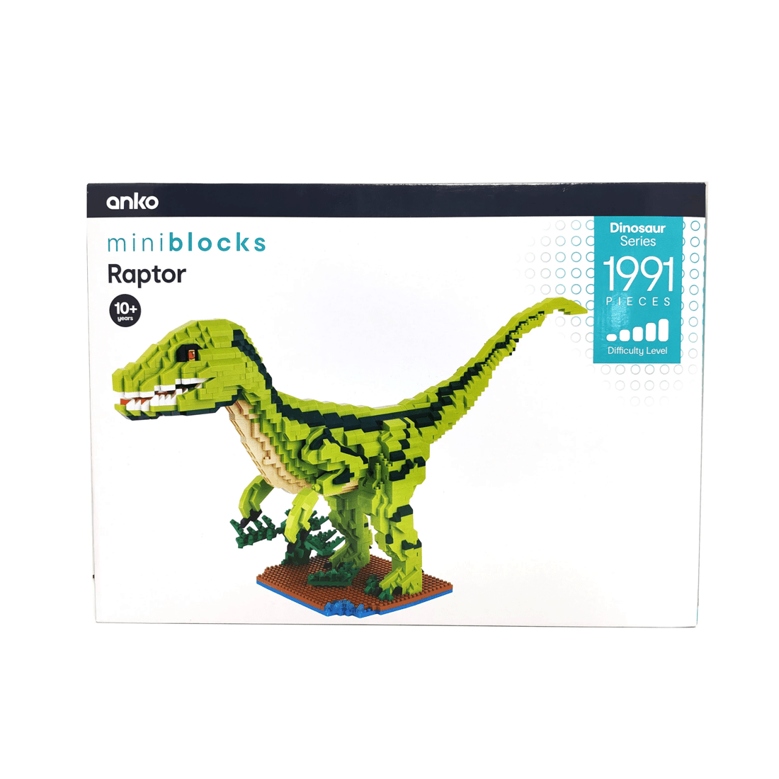 1 1991 Piece Mini Blocks Dinosaur Series: Raptor, 1 of 5