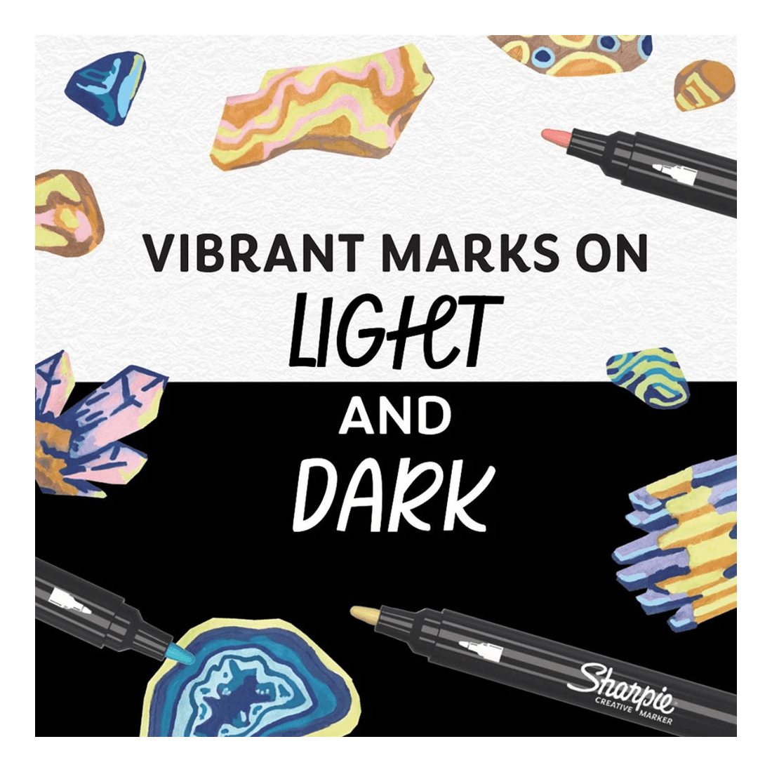 9 Sharpie Creative Acrylic Bullet Markers Assorted 5 Pack, 9 of 10