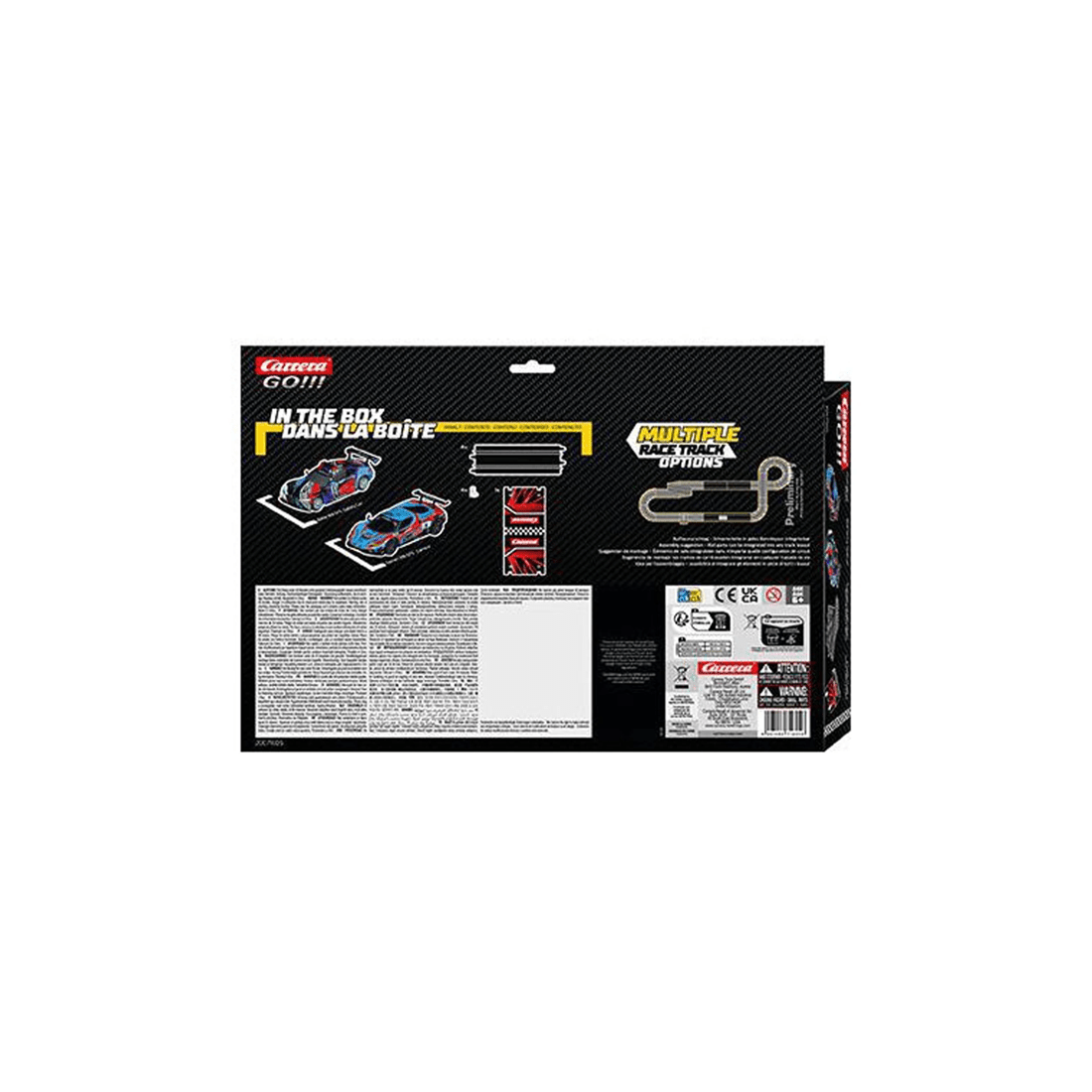 4 Carrera GT Racer Extension Pack - Slot Car Race Set - 2 Cars With Tunnel
 - black, 4 of 4