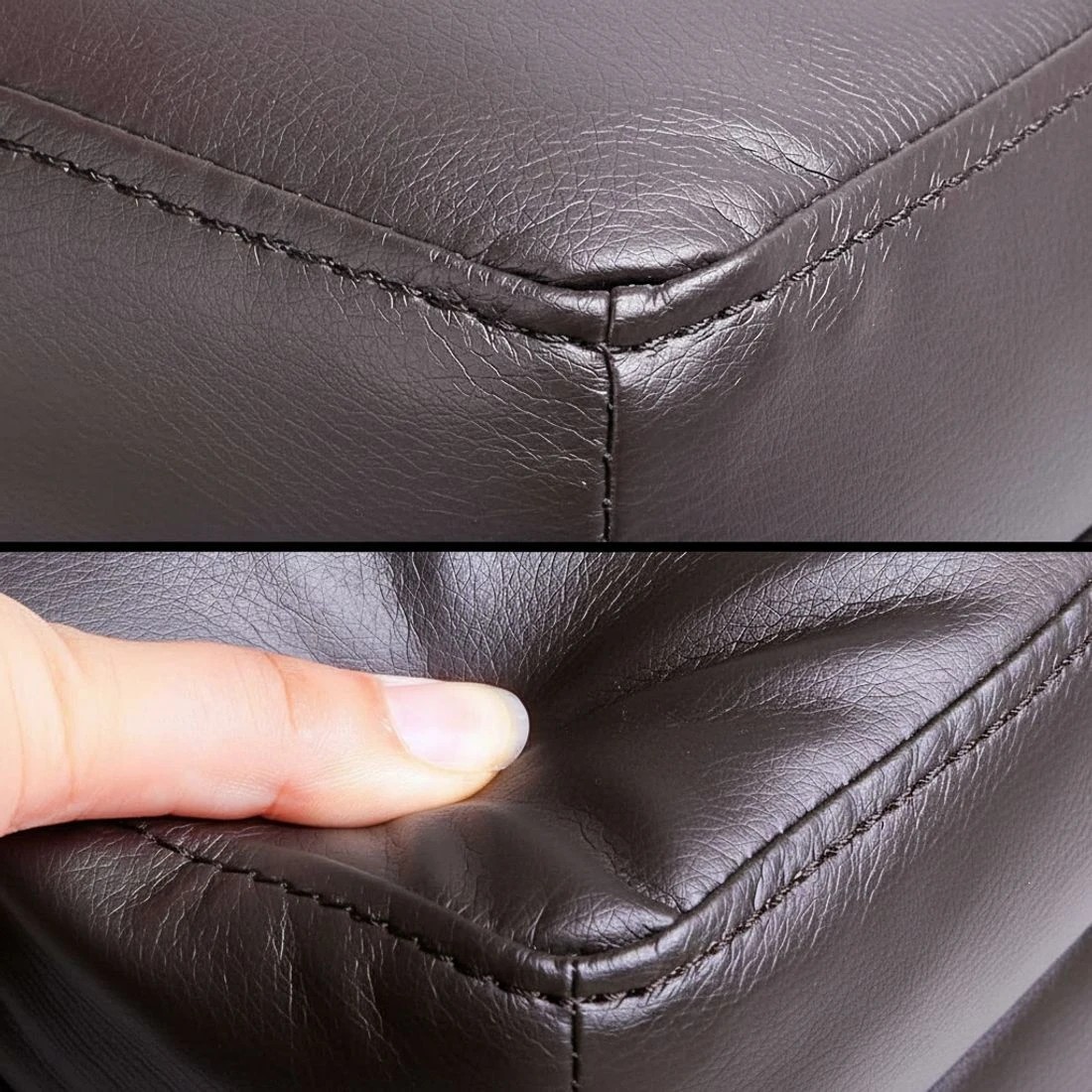 8 Artiss Storage Ottoman Blanket Box 97cm Leather - Brown, 8 of 8