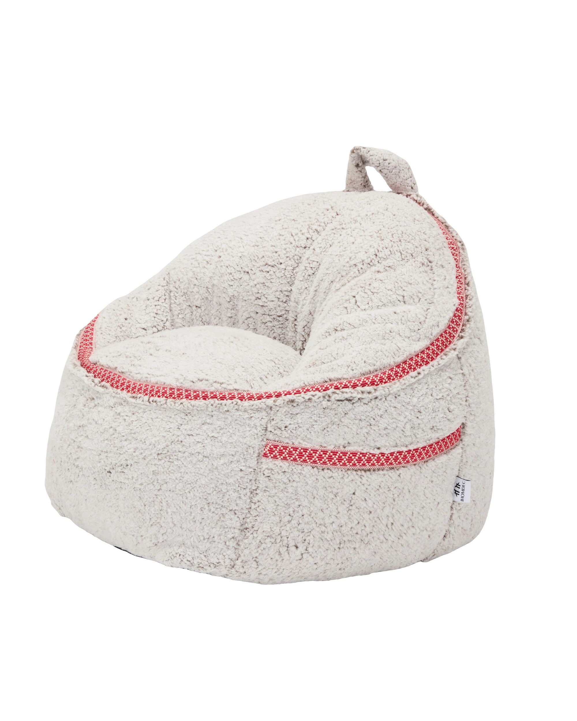 2 IHOMDEC Bean Bag Compression Lazy Sofa - Grey, 2 of 10