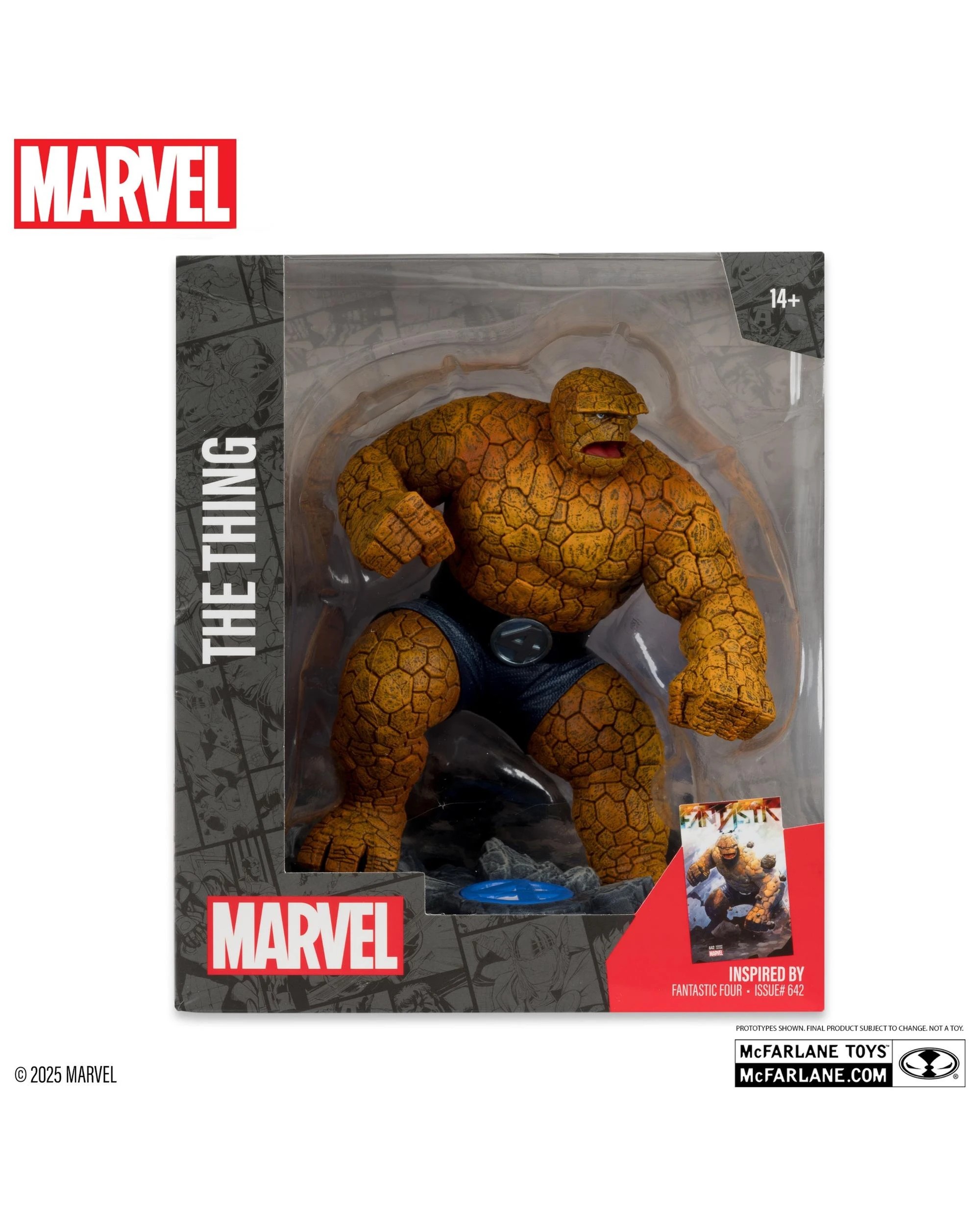 6 Marvel Collection The Thing Fantastic Four #642 1:10 Scale Figure, 6 of 8