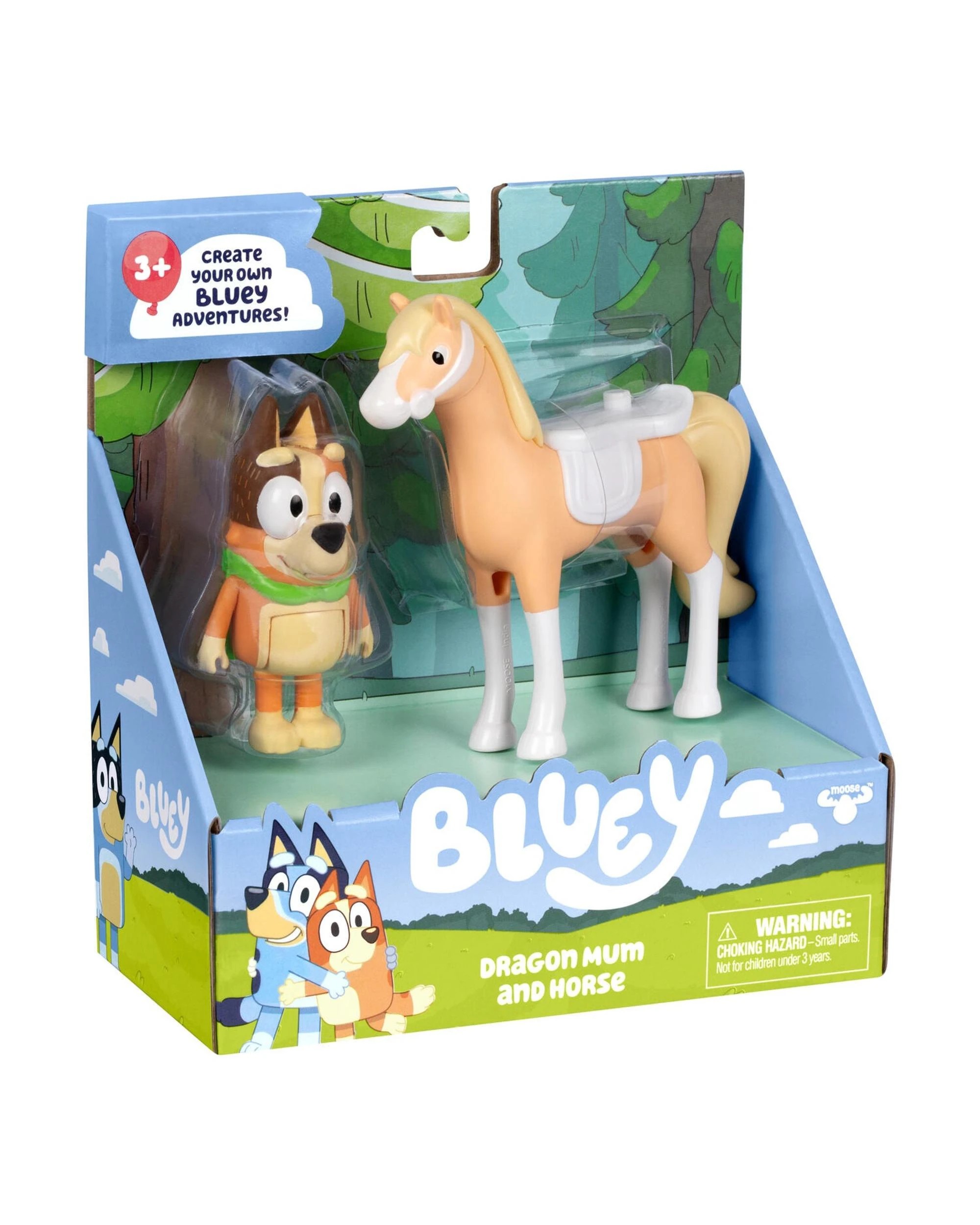 6 Bluey Series 15 Basic Vehicle Dragon Mum and Horse Playset, 6 of 7