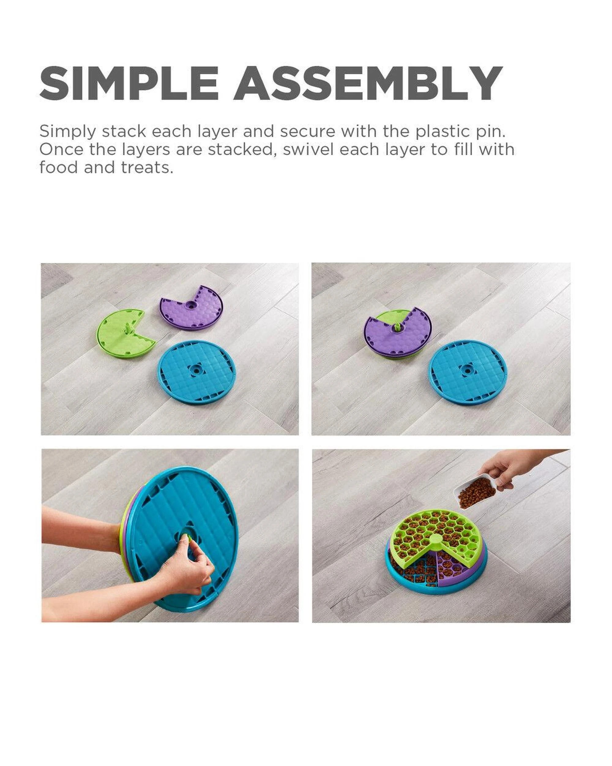 4 Outward Hound Nina Ottosson Lickin Layers Puzzle Game Level 2 Dog Toy, 4 of 6