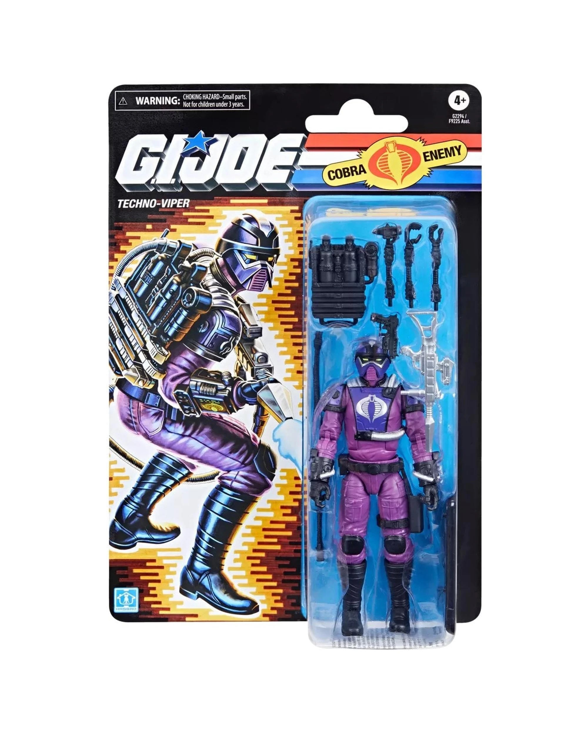 1 G.I. Joe Classified Series Retro Cardback Techno-Viper Action Figure, 1 of 6