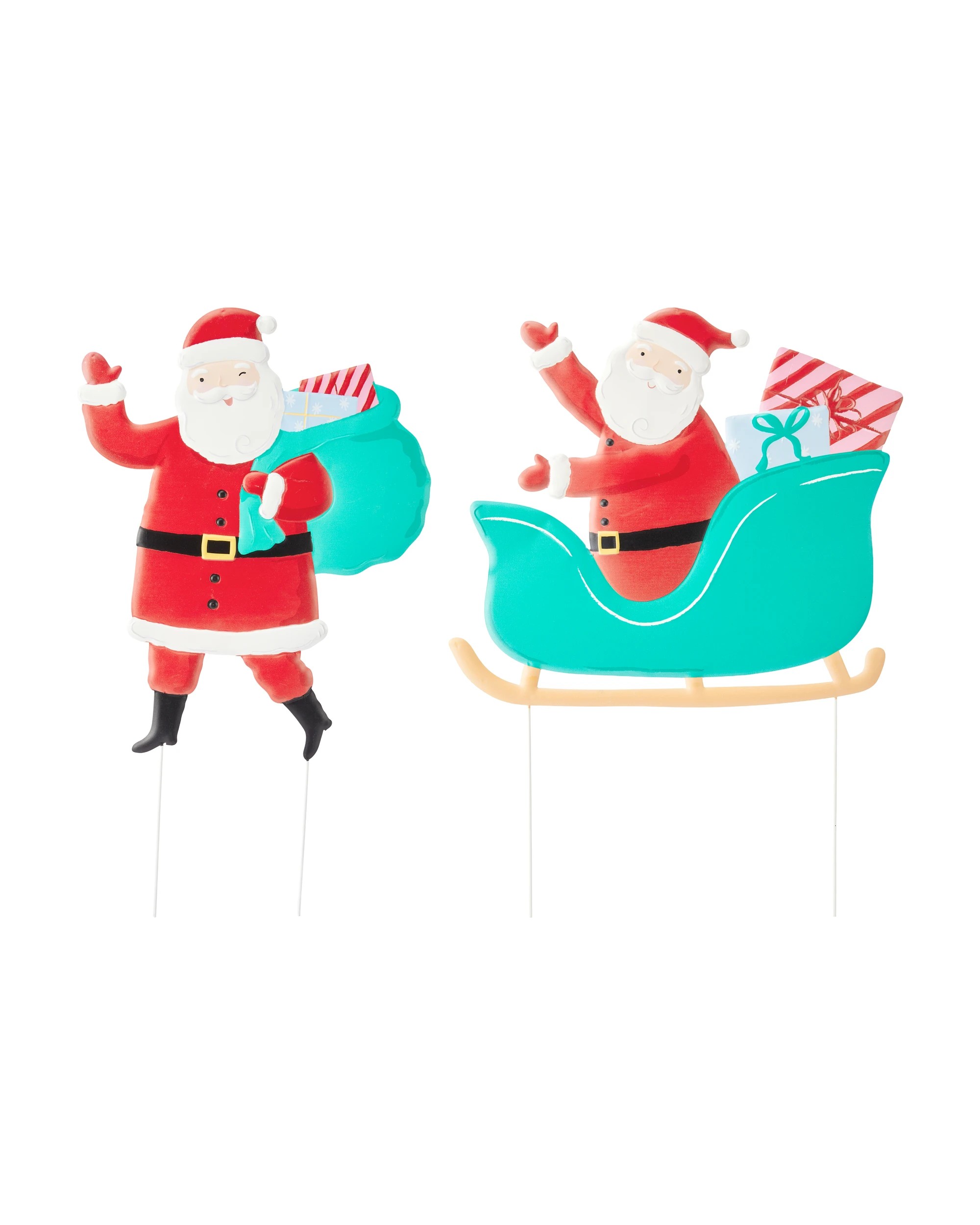 1 Large Christmas Santa Stake - Assorted, 1 of 5