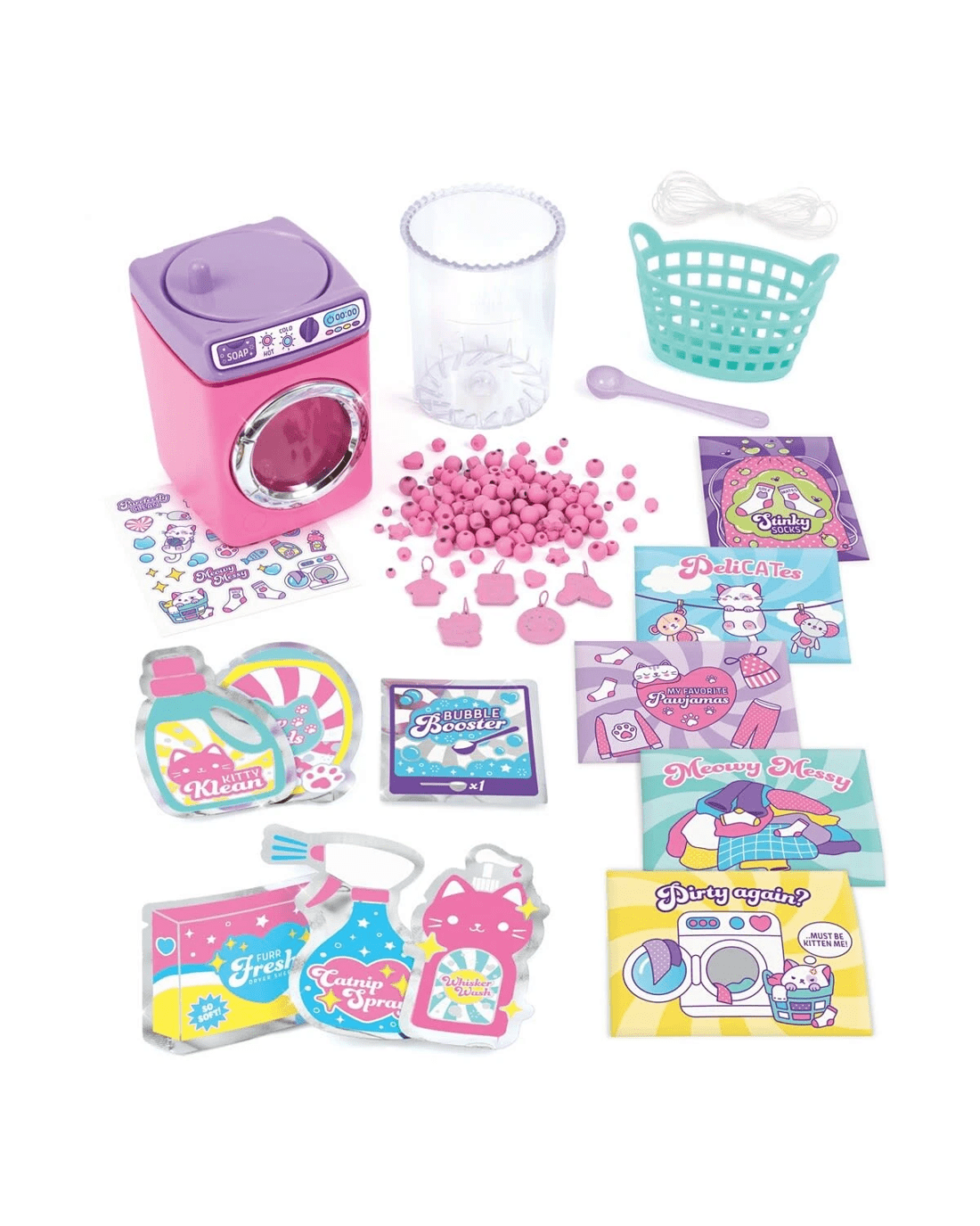 2 141 Piece Make It Real Purr-fect Wash 'N Bead Bracelets Kit, 2 of 7