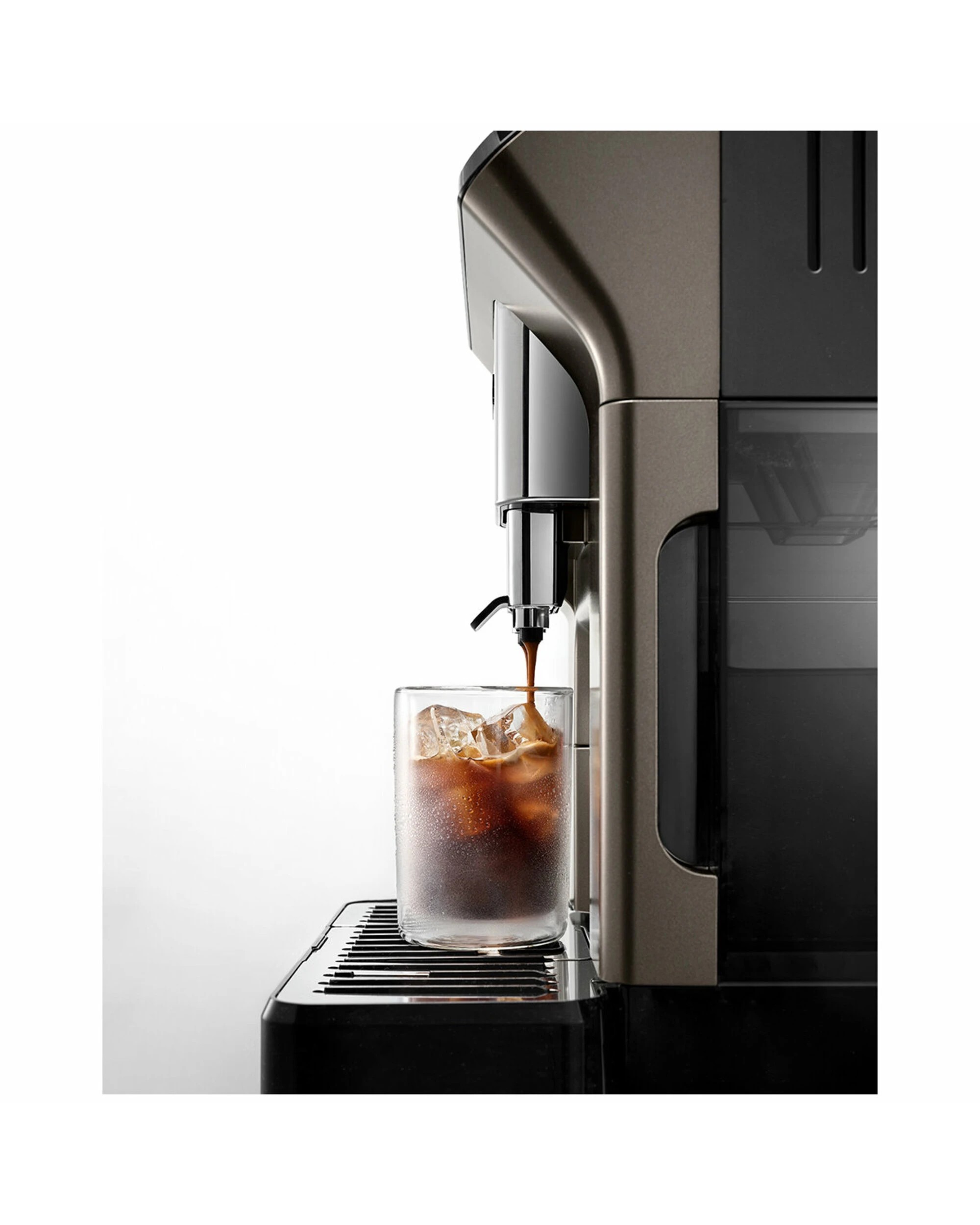 4 De'Longhi Eletta Explore Connect Fully Automatic Coffee Machine Titanium, 4 of 5