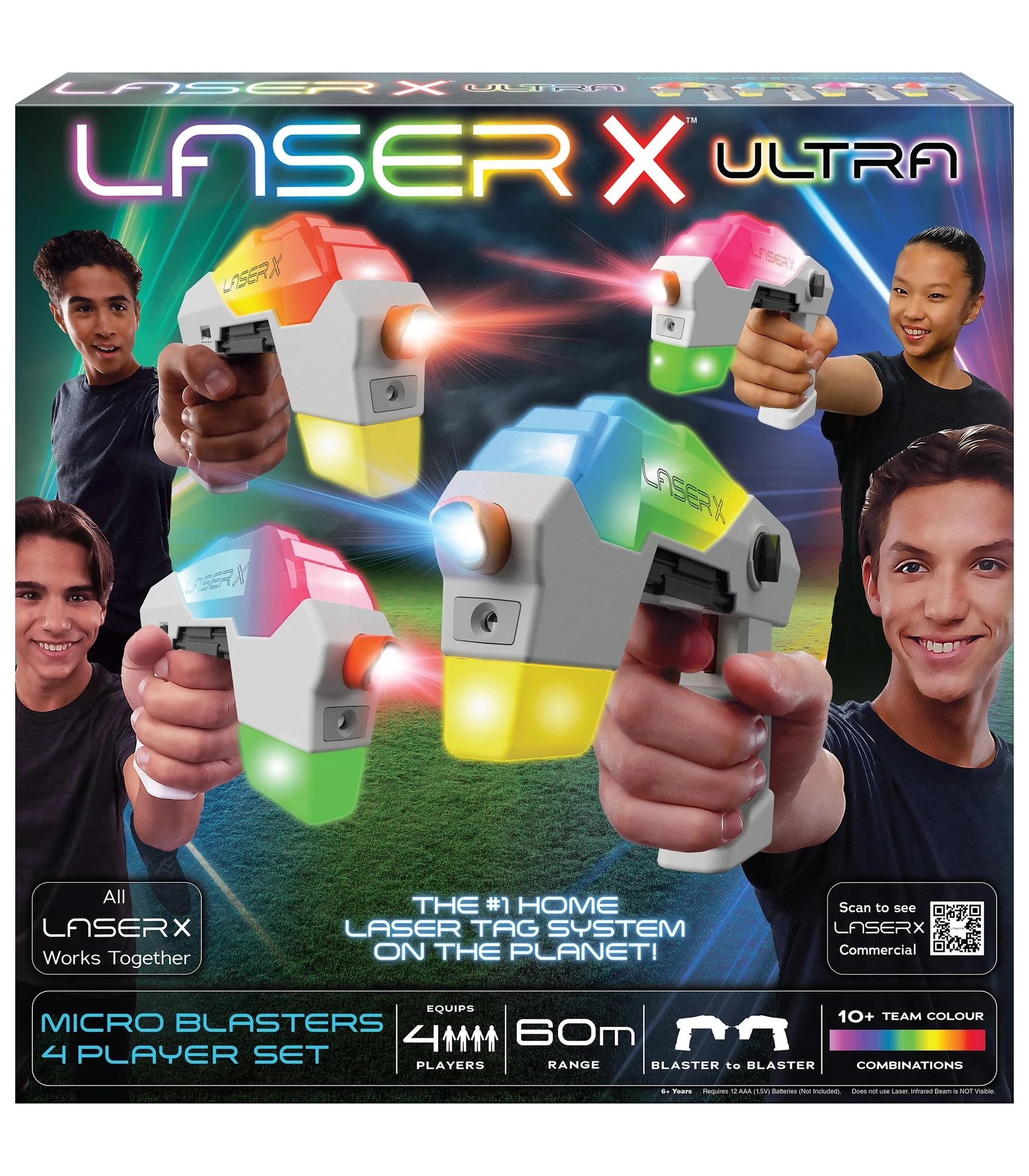 1 Laser X Ultra Micro 4 Pack - Multi, 1 of 4