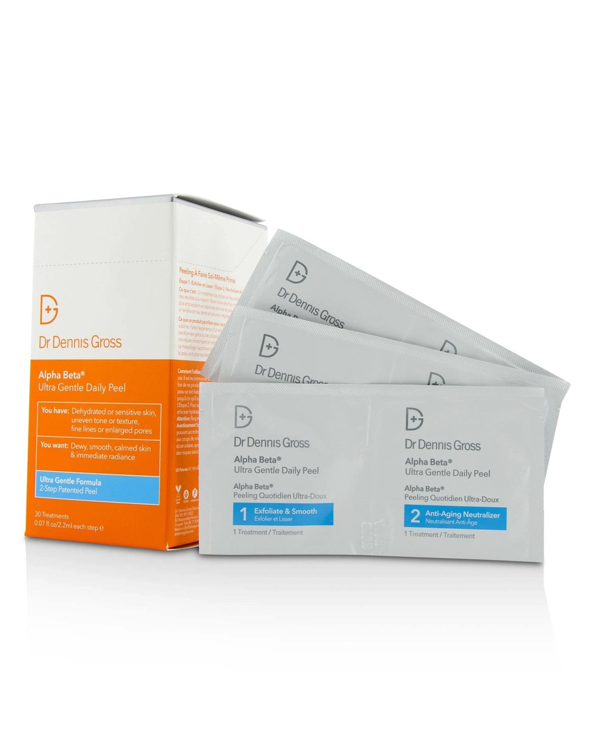 1 Dr Dennis Gross Alpha Beta Ultra Gentle Daily Peel  30 Treatments, 1 of 4