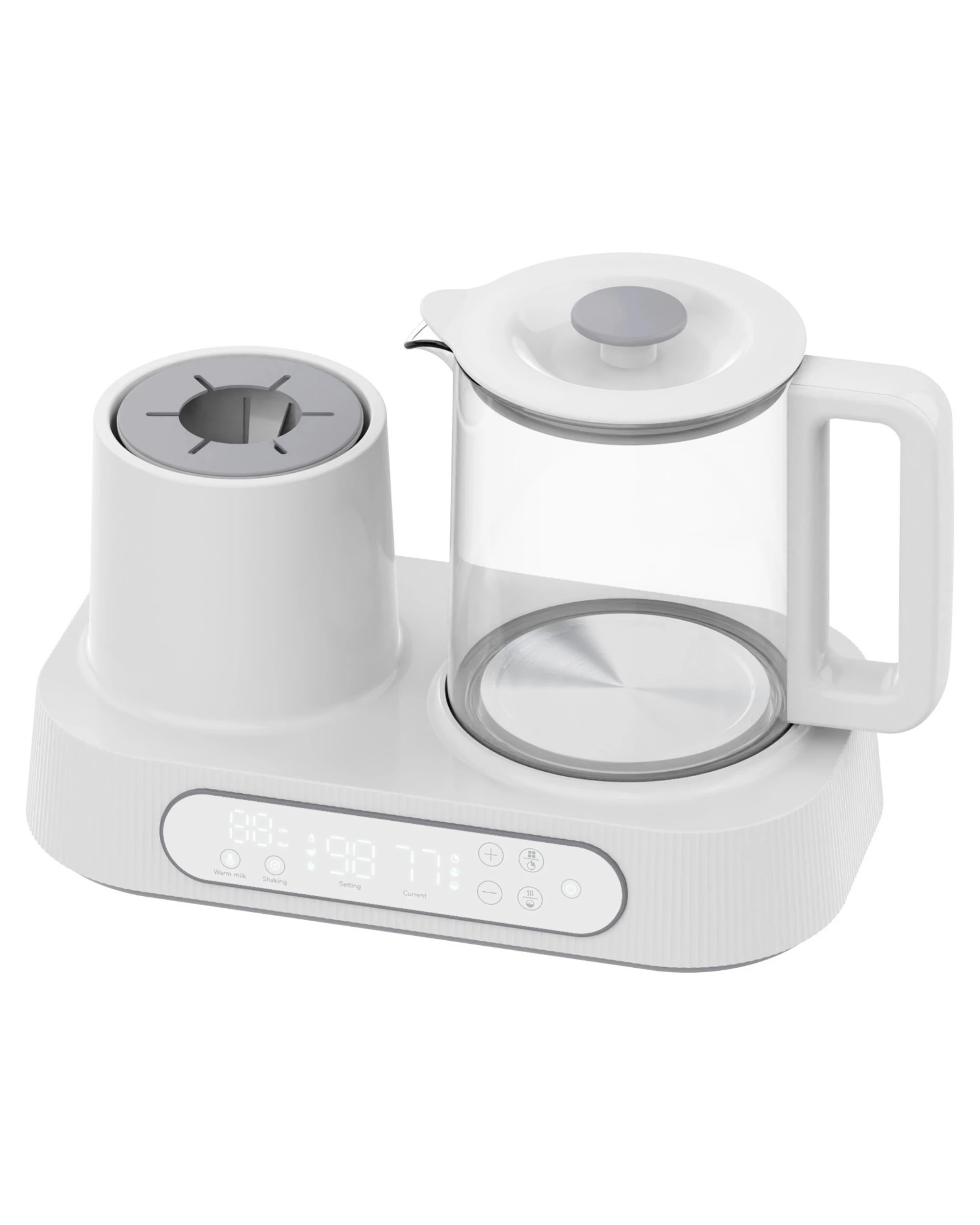 5 Advwin Baby Bottle Warmer and One Click Milk Shaker - White, 5 of 6