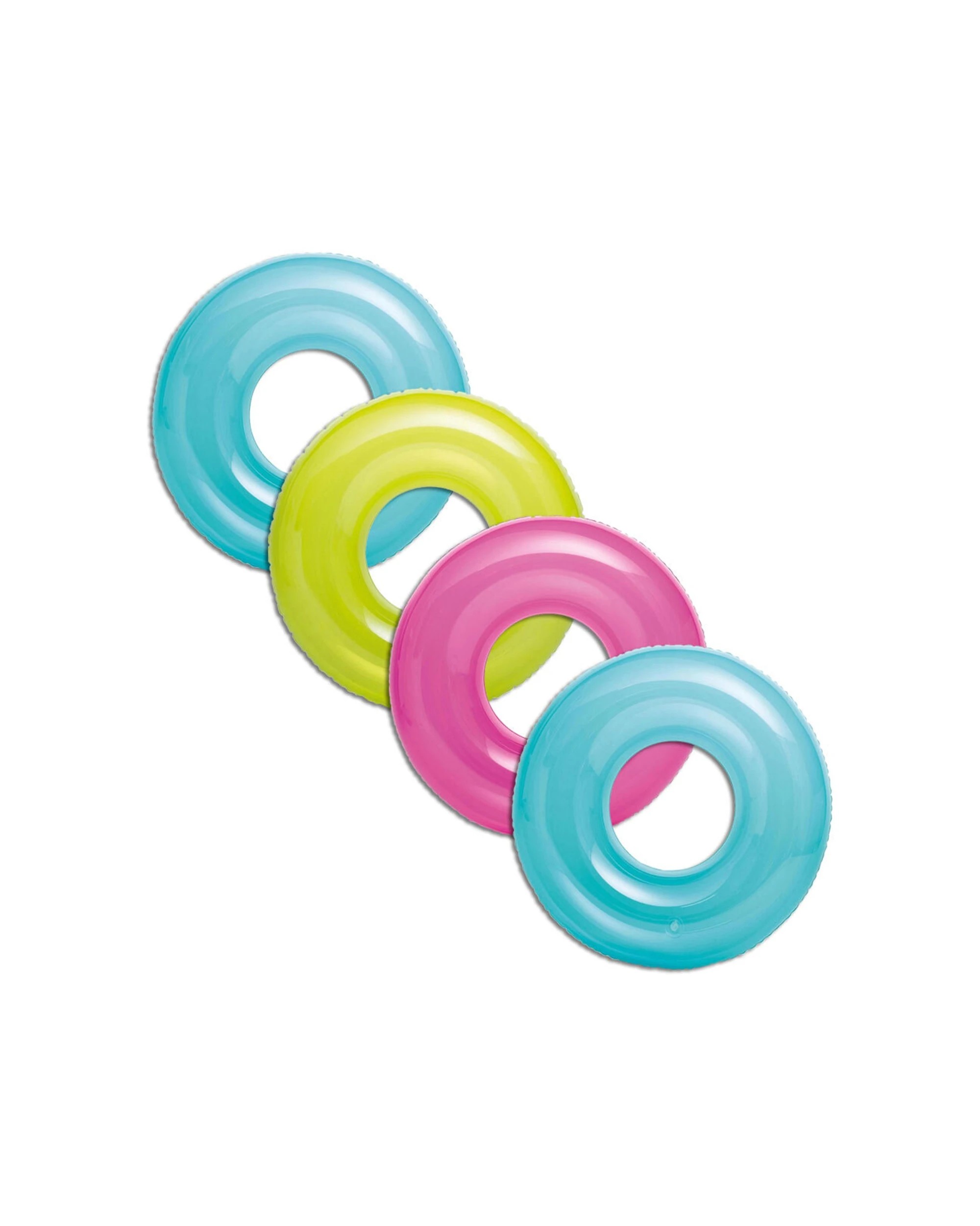 1 Intex 4x Tubes Swim Ring Round Pool Toy - Assorted, 1 of 8