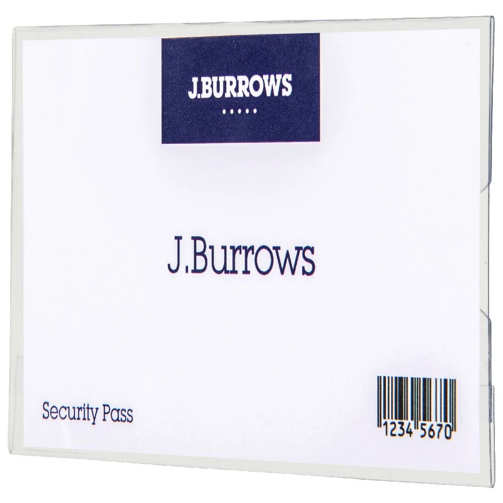 6 J.Burrows Pin & Clip Convention Card Holders 10 Pack, 6 of 6