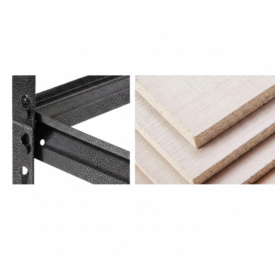 2 Giantz 2x1.5M Garage Shelving Warehouse Rack Storage Racking Storage Steel - Multi, 2 of 4