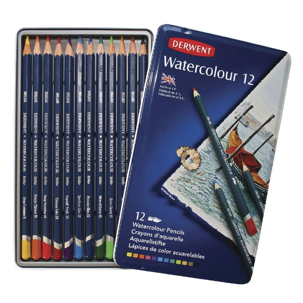 2 Derwent Watercolour Pencils 12 Pack, 2 of 4