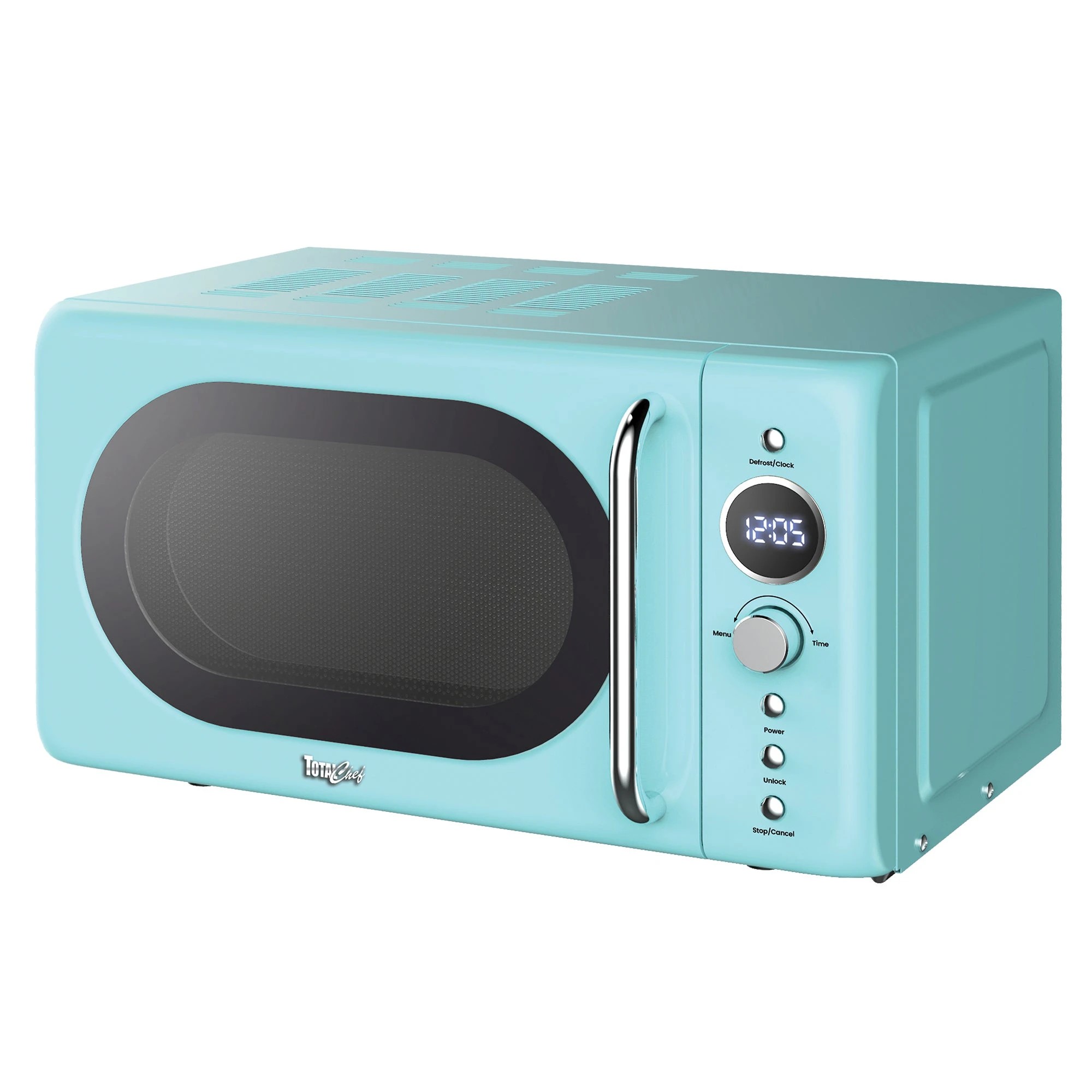 2 Total Chef 20L Retro Microwave Oven - Blue, 2 of 8