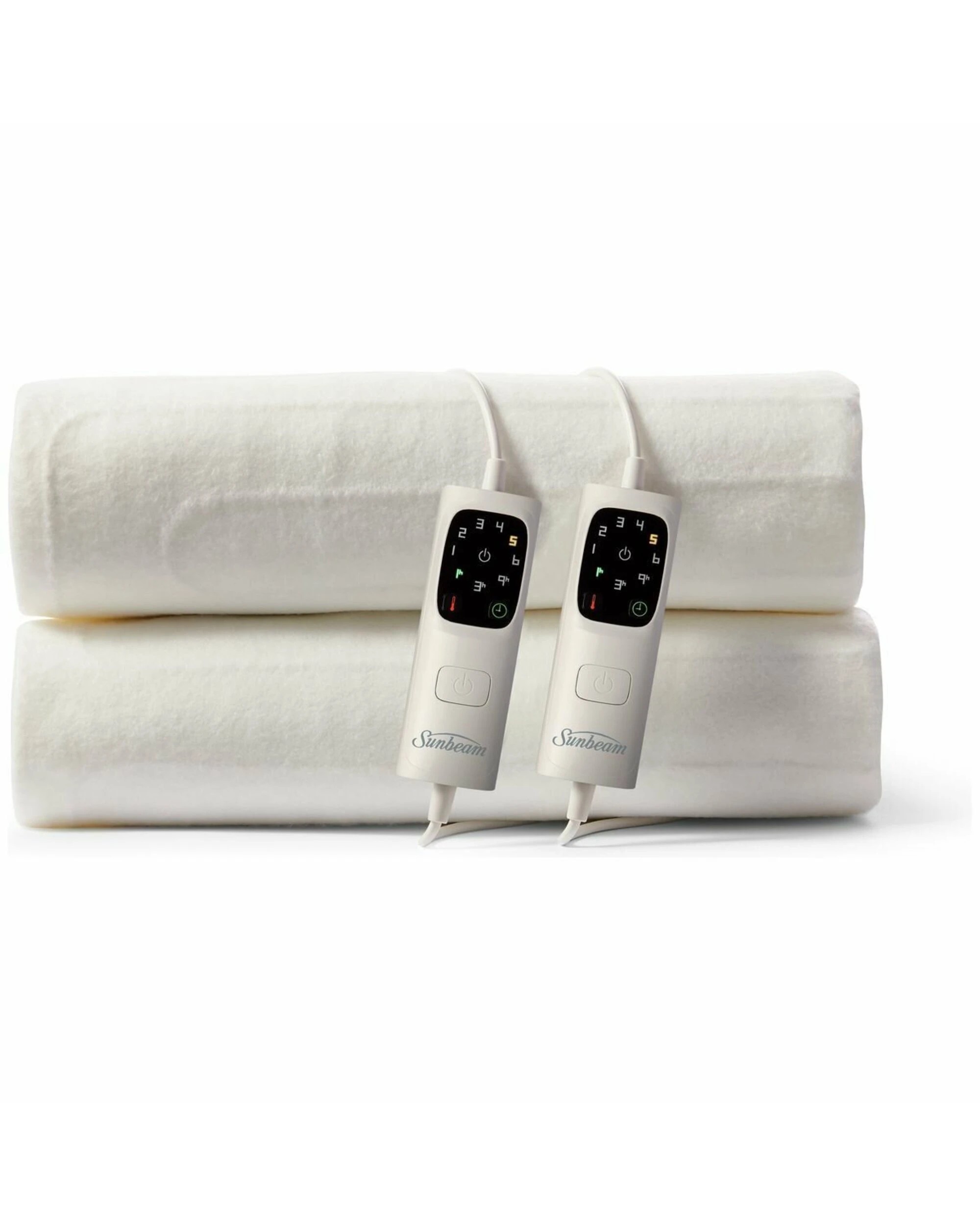 1 Sunbeam Sleep Perfect Anti Bacterial Double Heated Electric Blanket, 1 of 5