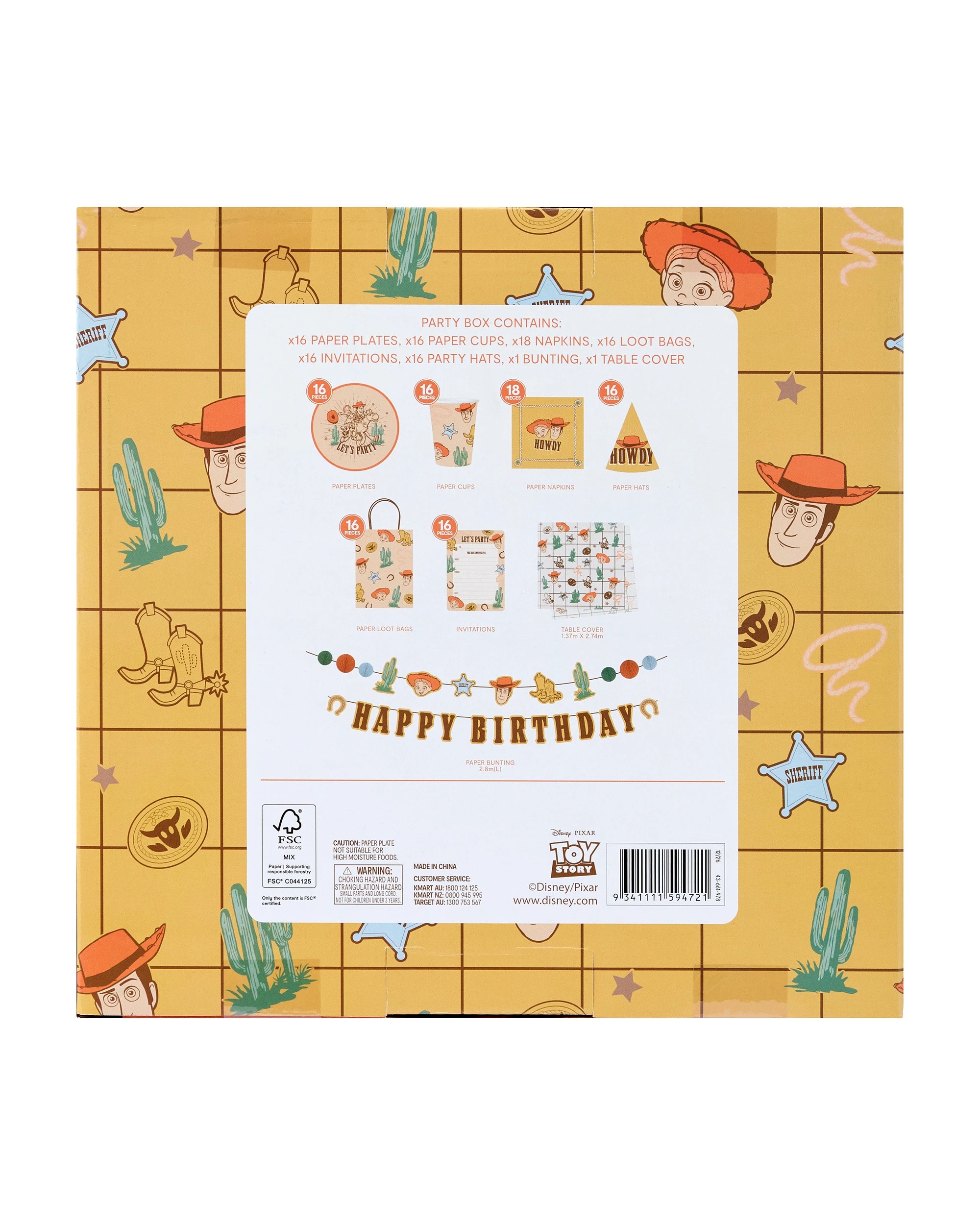 8 100 Piece Disney Pixar Toy Story Party Box, 8 of 8