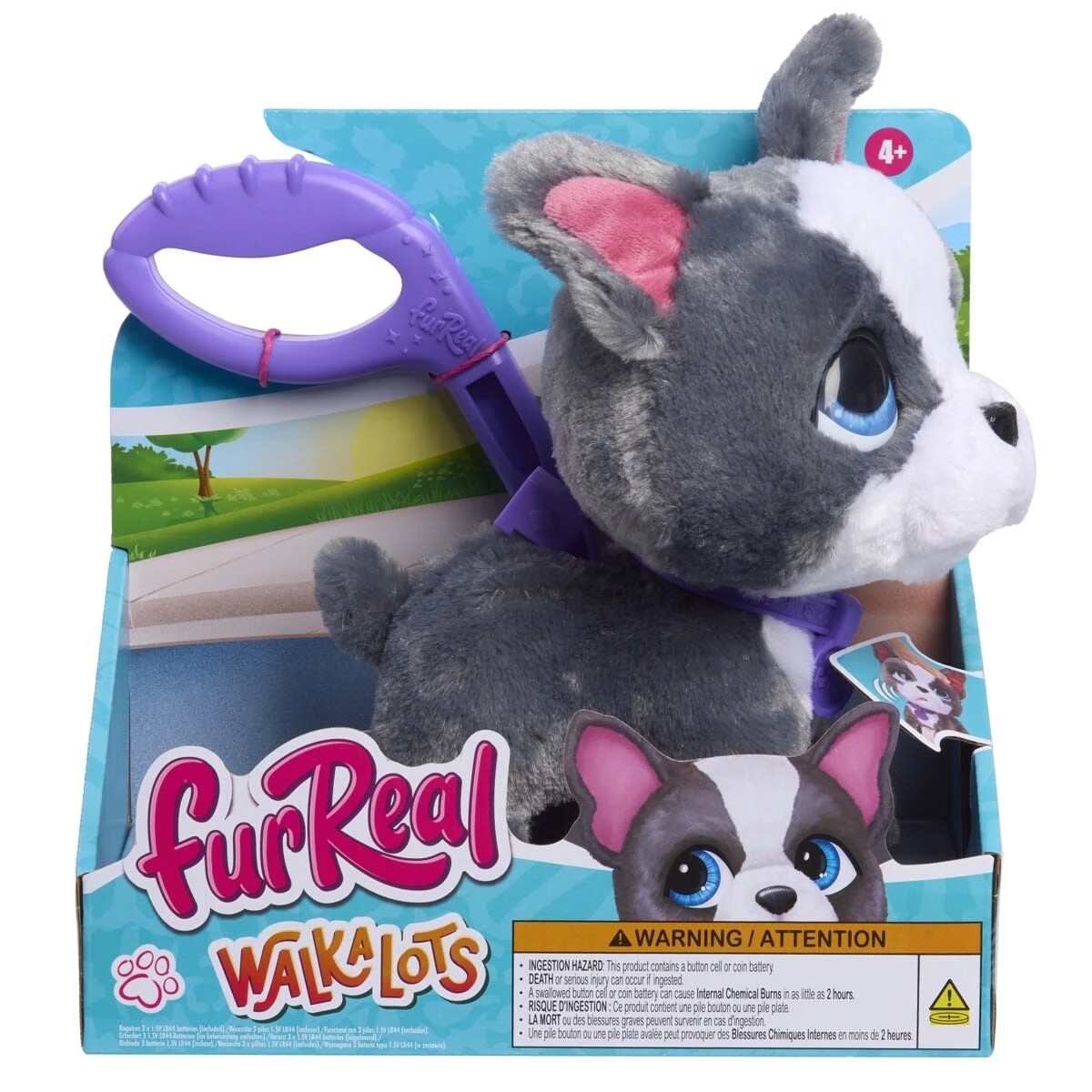 1 FurReal Walk-A-Lots French Bulldog Figure, 1 of 4