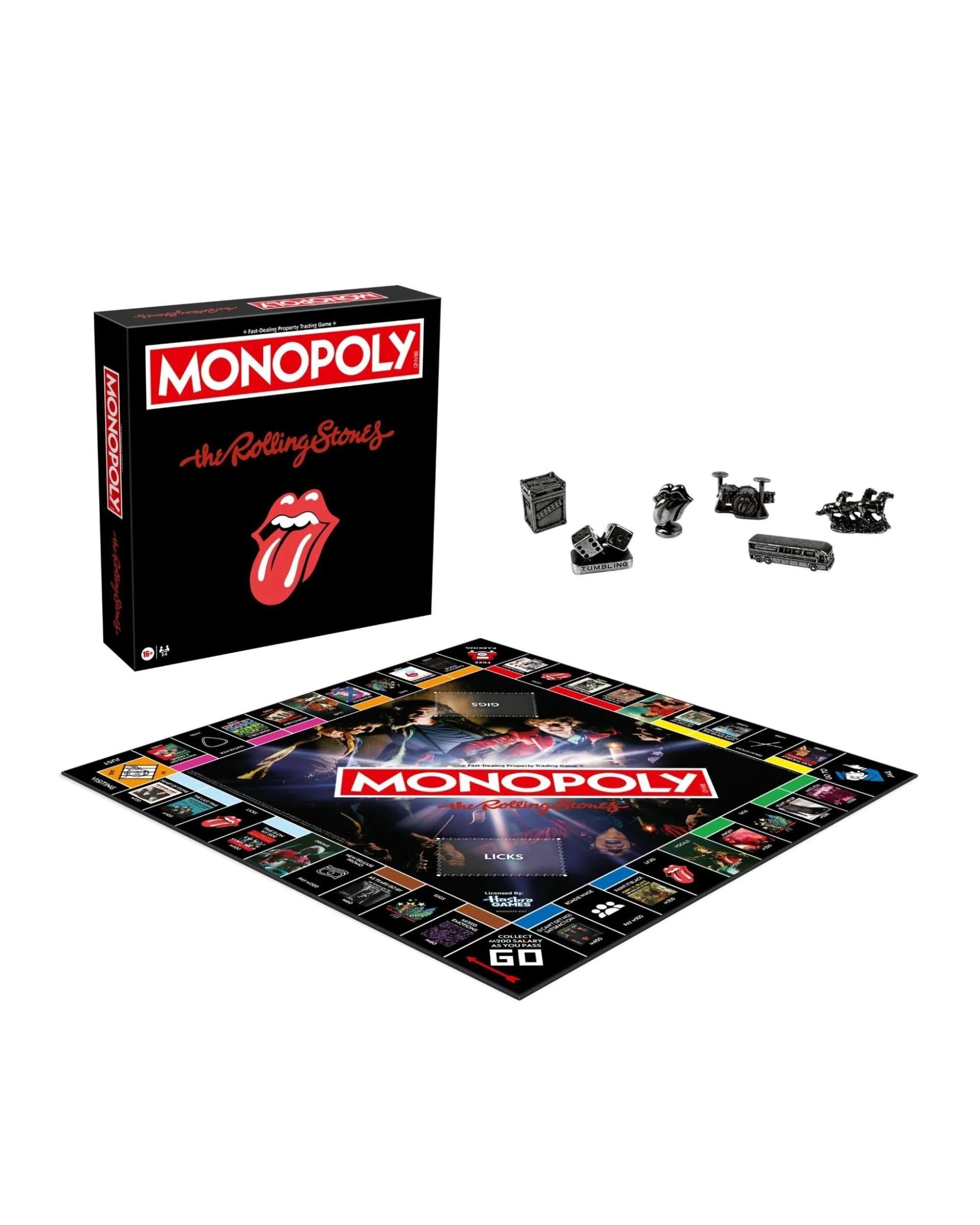 2 Monopoly The Rolling Stones Edition Board Game, 2 of 9