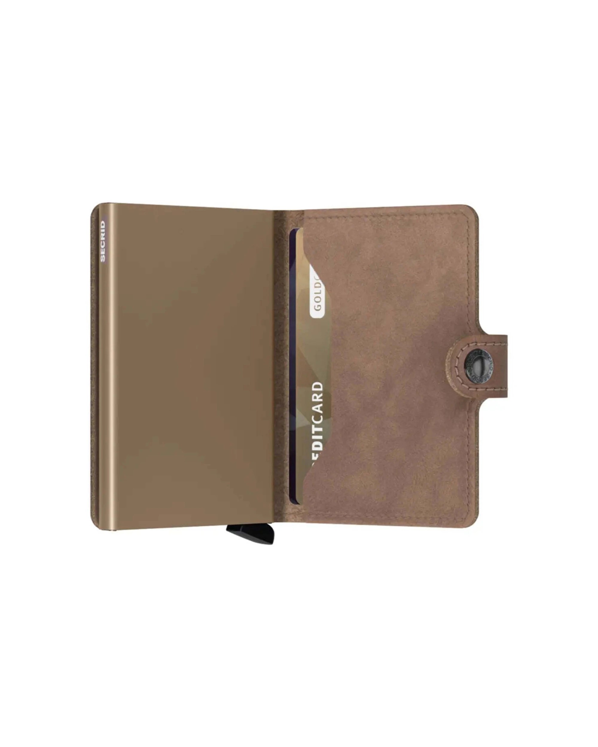 4 Secrid Miniwallet Compact RFID Wallet Protection Vintage Taupe - Brown, 4 of 5