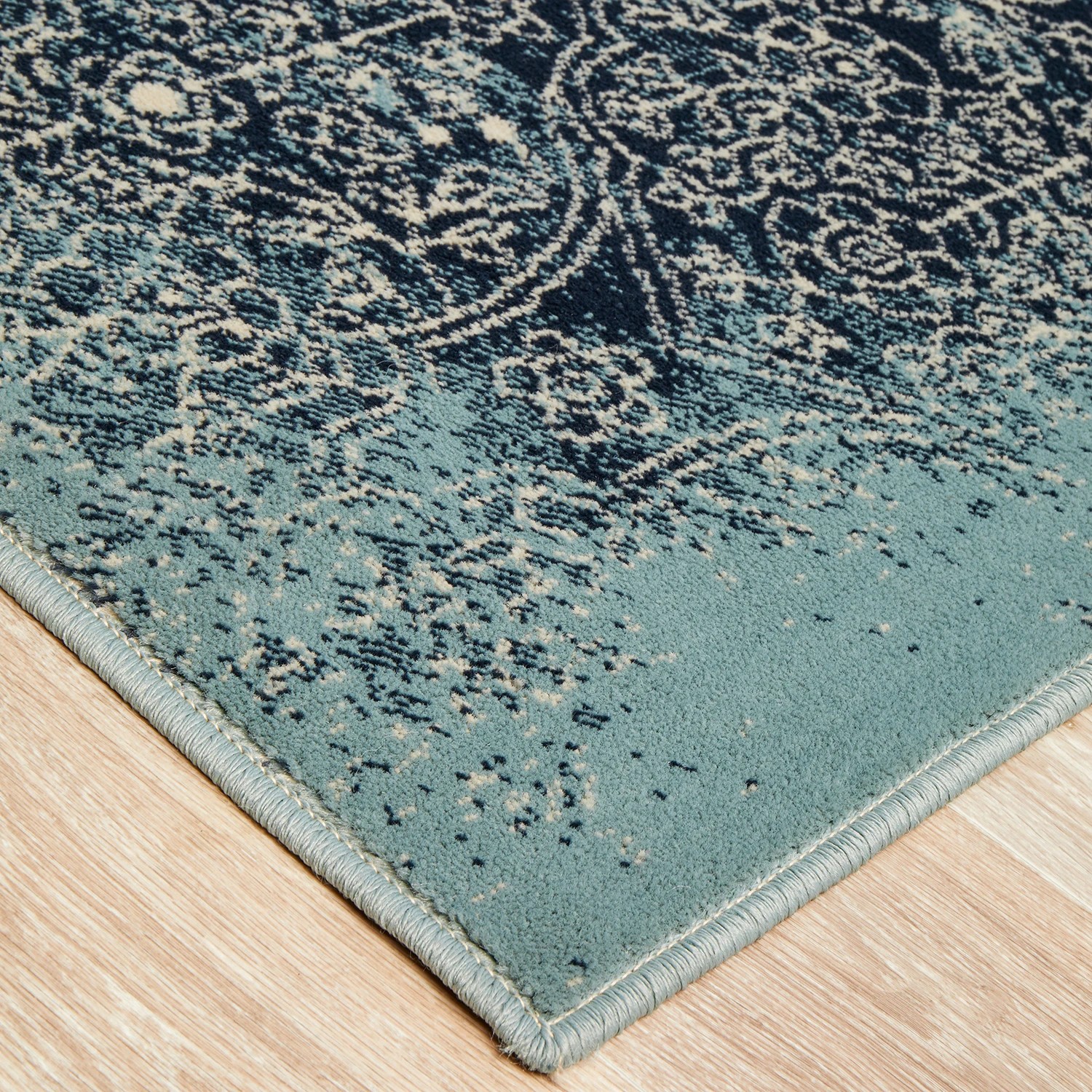 5 Common Ground Rugs Windsor 435 330x240cm - Extra Large Power Loomed Pet Friendly Floor Rug - Blue, 5 of 9