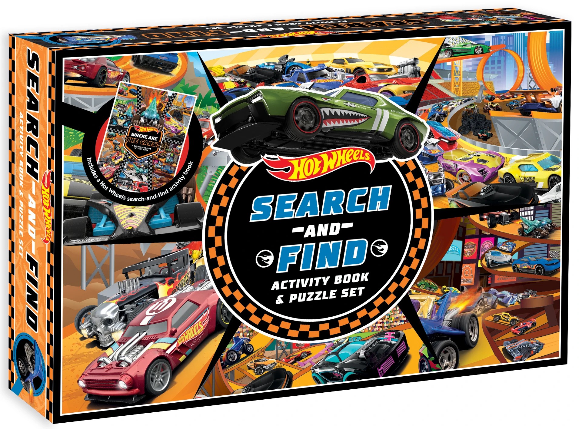 1 Hot Wheels: Search-and-Find Activity Book and Puzzle Set - Book