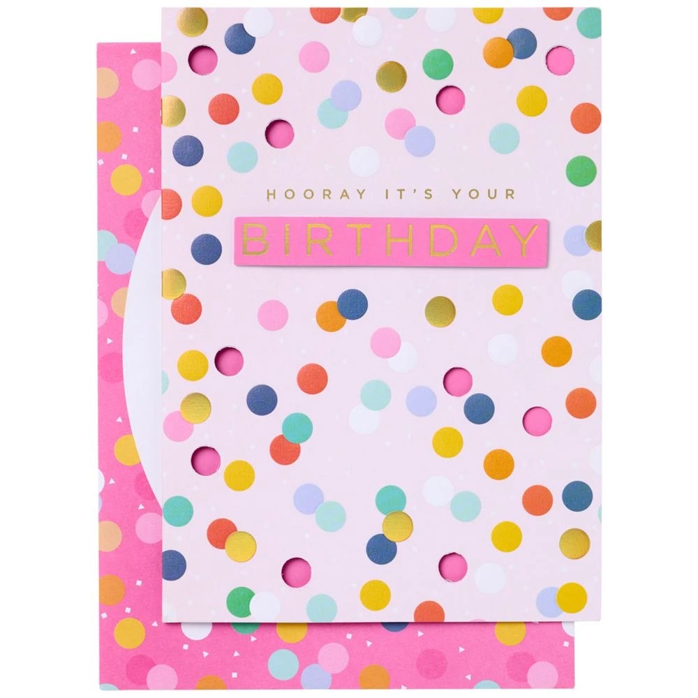 1 Lasting Impressions Birthday Card Confetti, 1 of 2