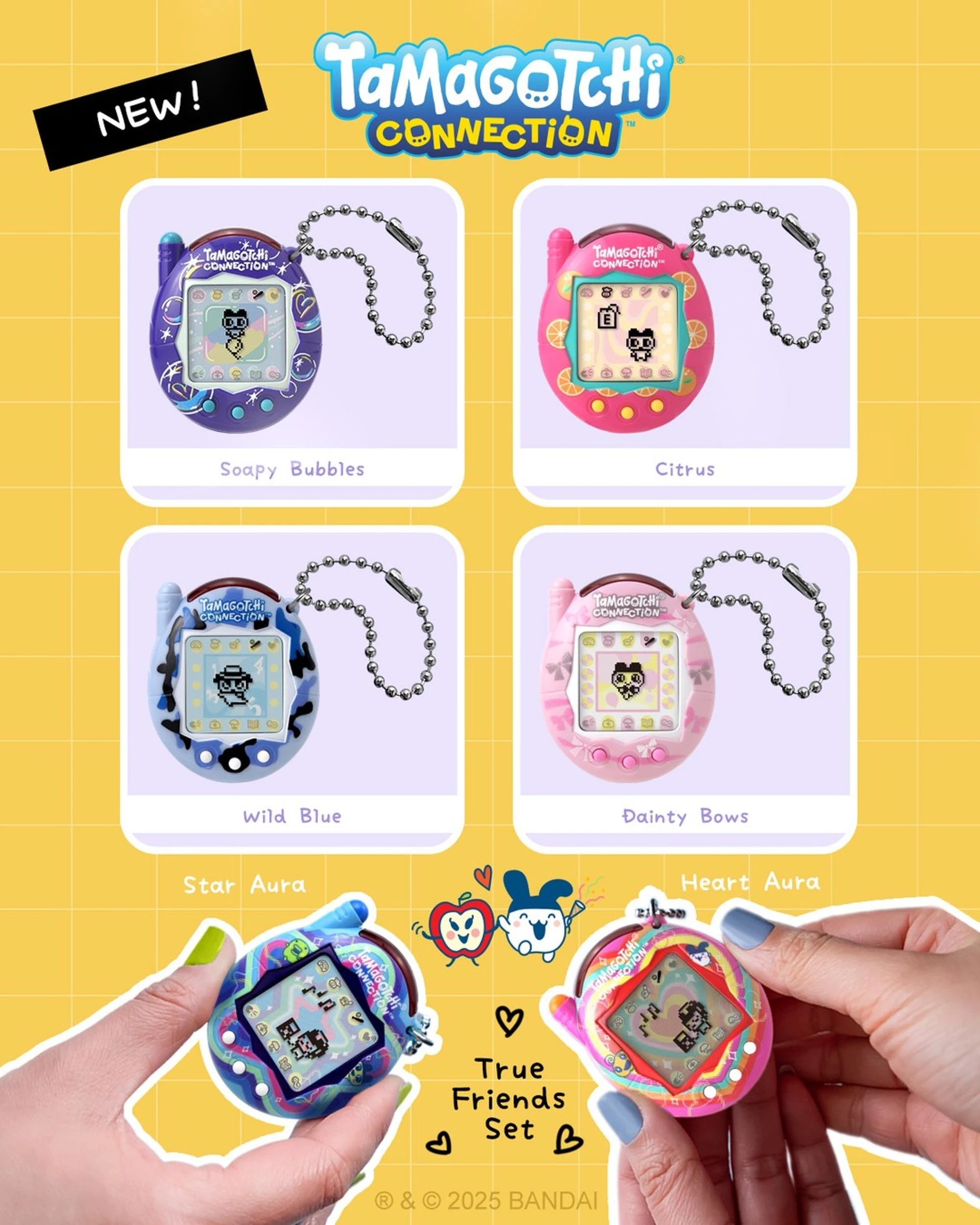 8 Tamagotchi Connection True Friends Set Twin Pack - Heart Aura and Star Aura - Multi, 8 of 9