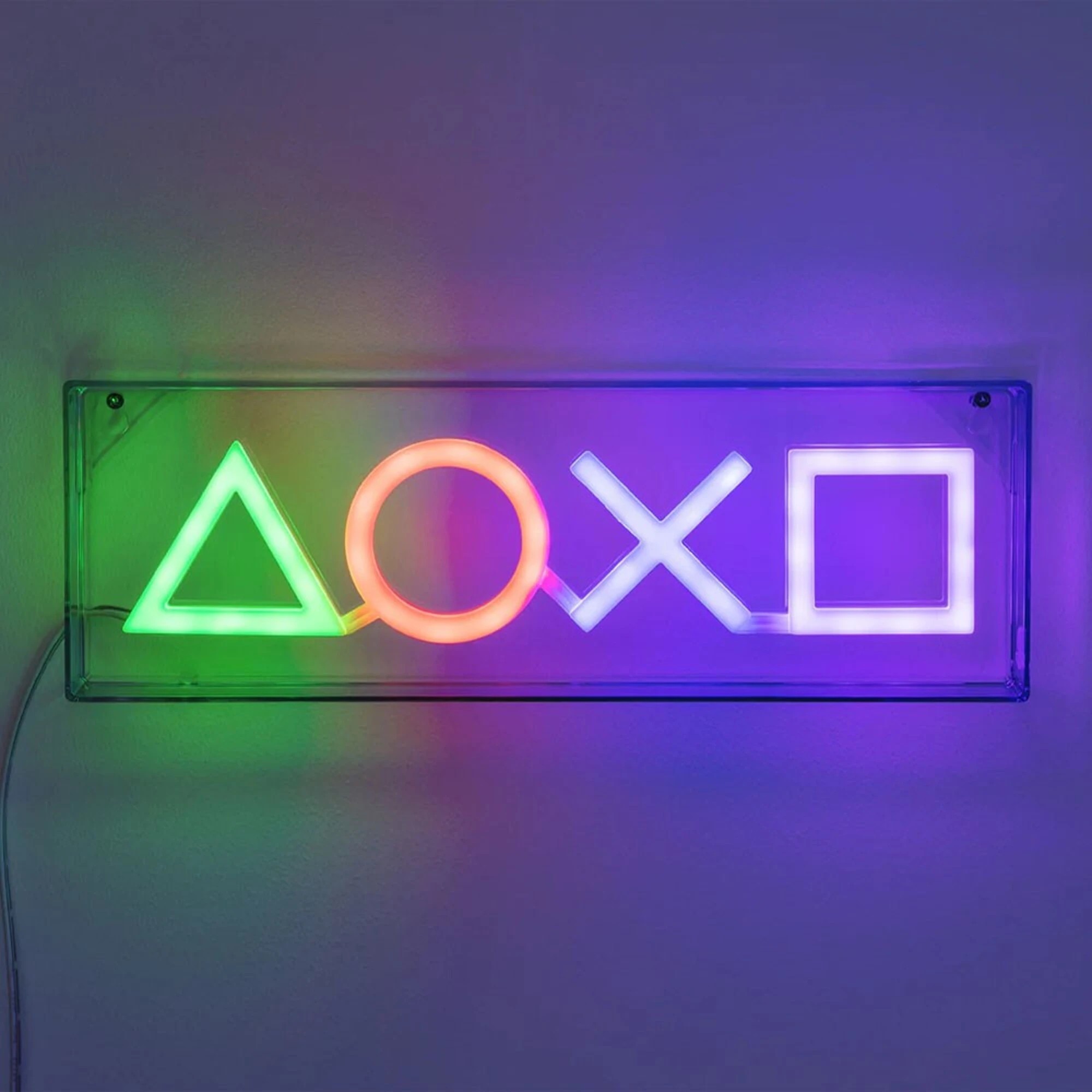 2 PlayStation - Controller Icons Neon LED Light - Multi, 2 of 4