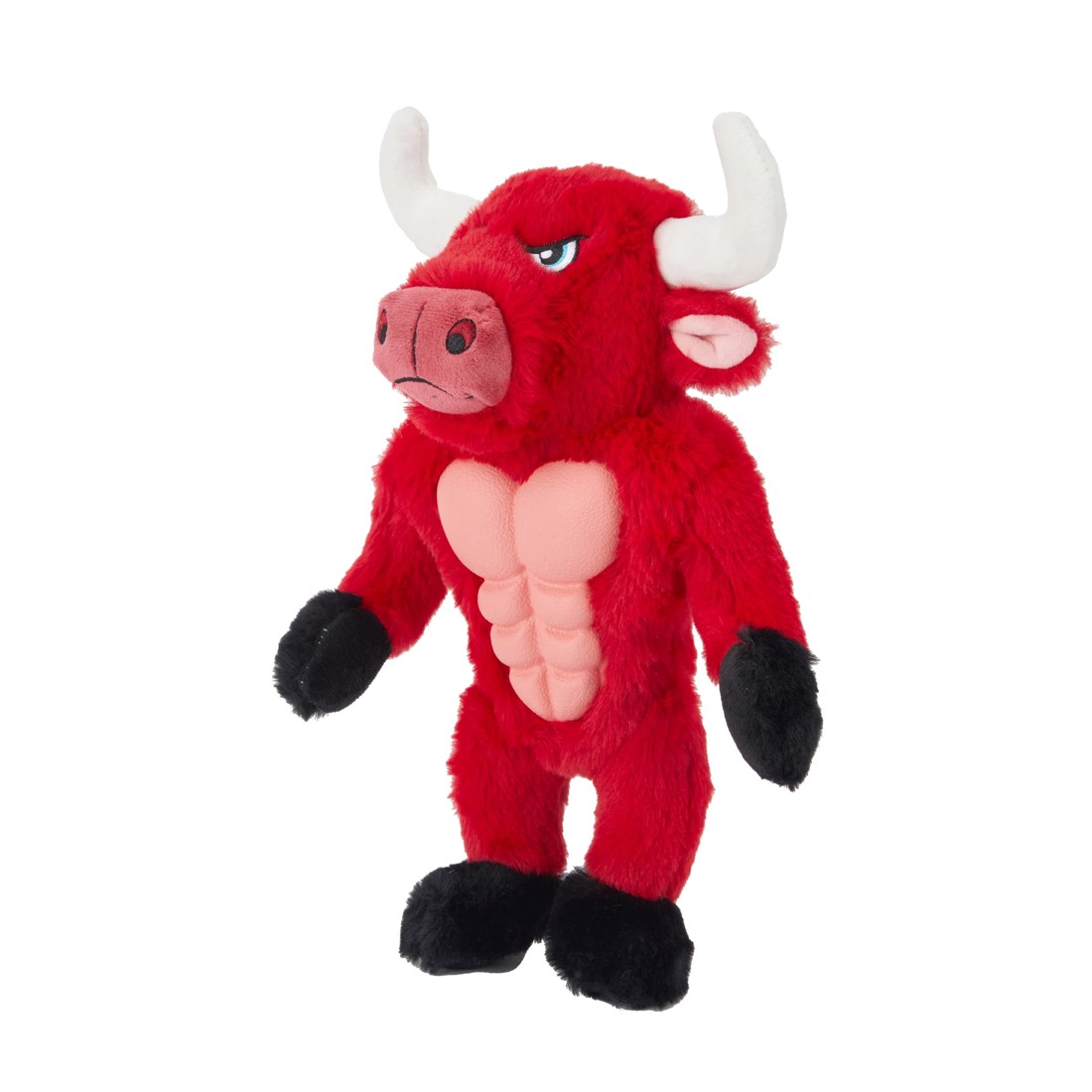 1 Pet Toy Super Tough Plush - Bull, 1 of 7
