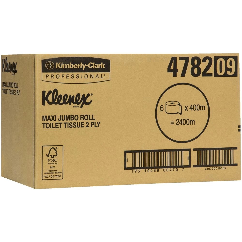 3 Kleenex Soft Jumbo Toilet Tissue Rolls 400m 6 Pack, 3 of 4