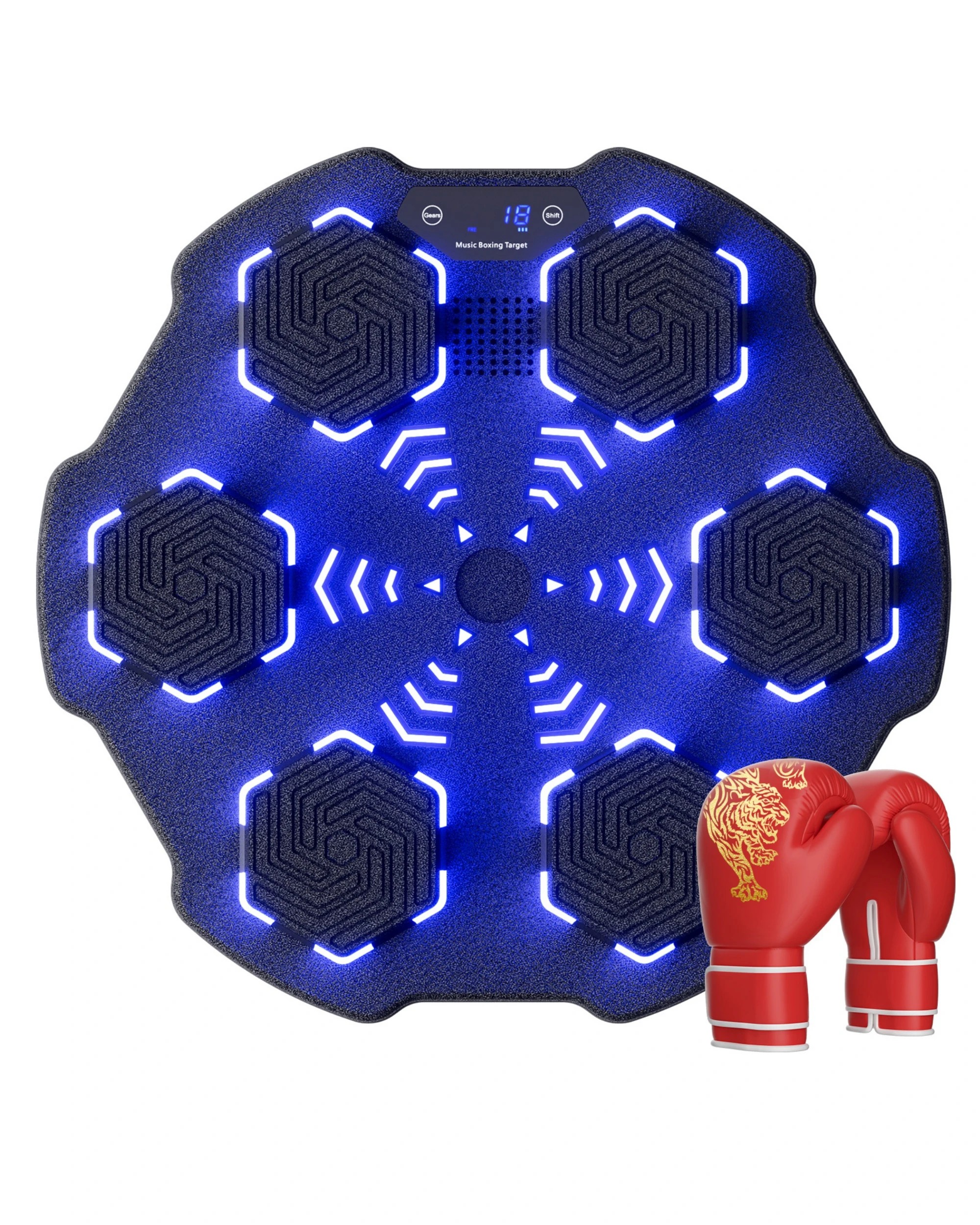 1 ADVWIN Music Boxing Machine Home Strength Workout, 1 of 5