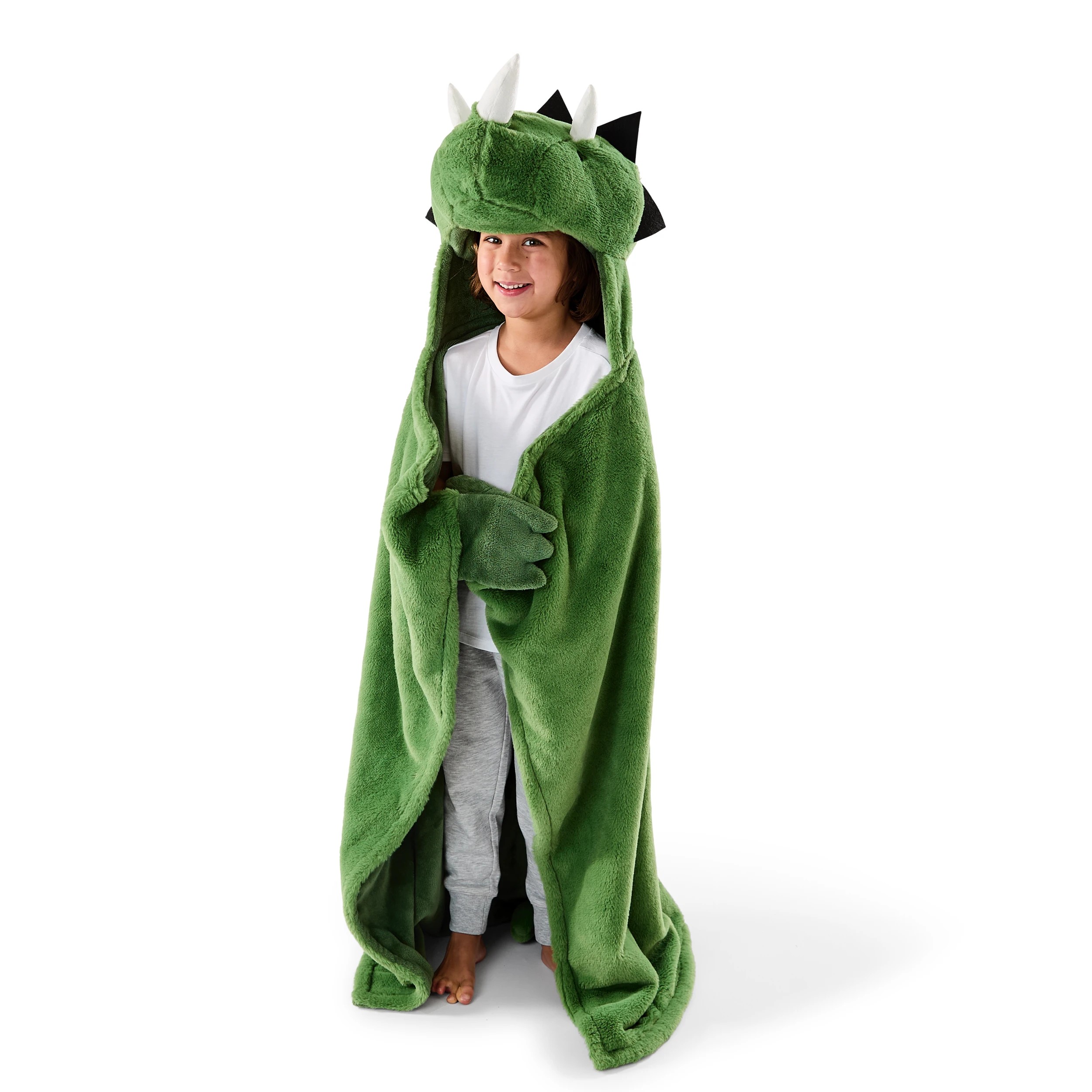 2 Dinosaur Hooded Blanket, 2 of 9