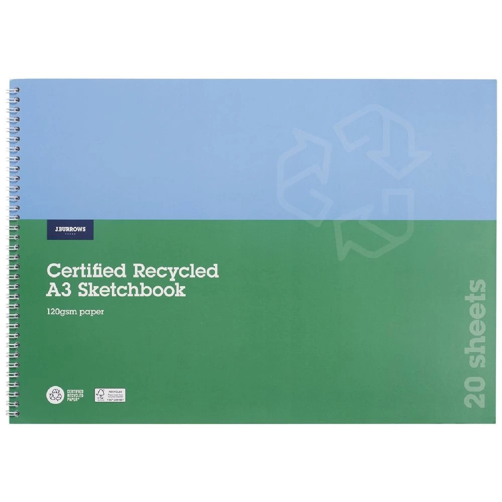 1 J.Burrows A3 Sketchbook 20 Sheet, 1 of 3