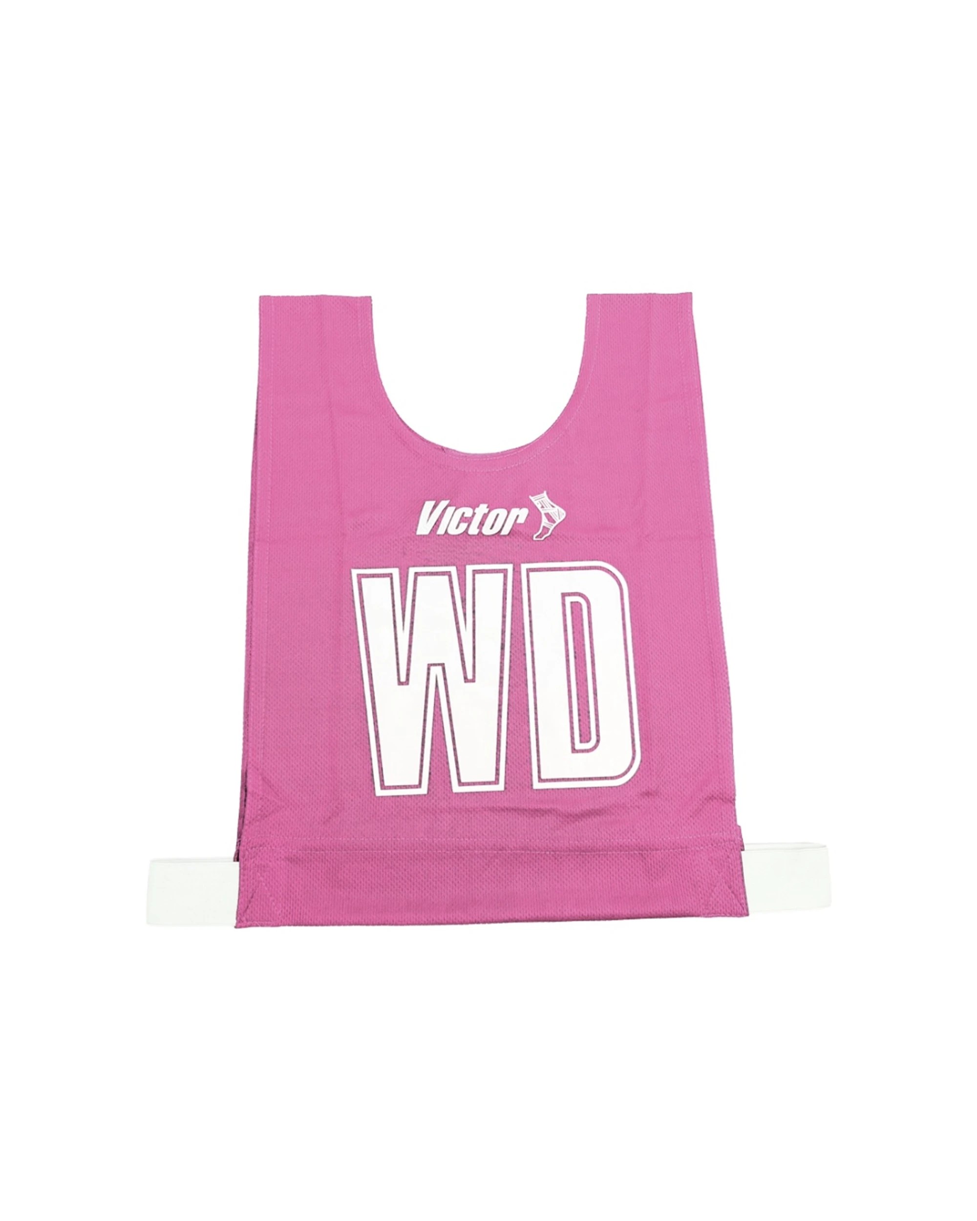 2 Victor Sports 7pc Bibs Netball Junior Breathable Honeycomb Polyester - Pink, 2 of 2