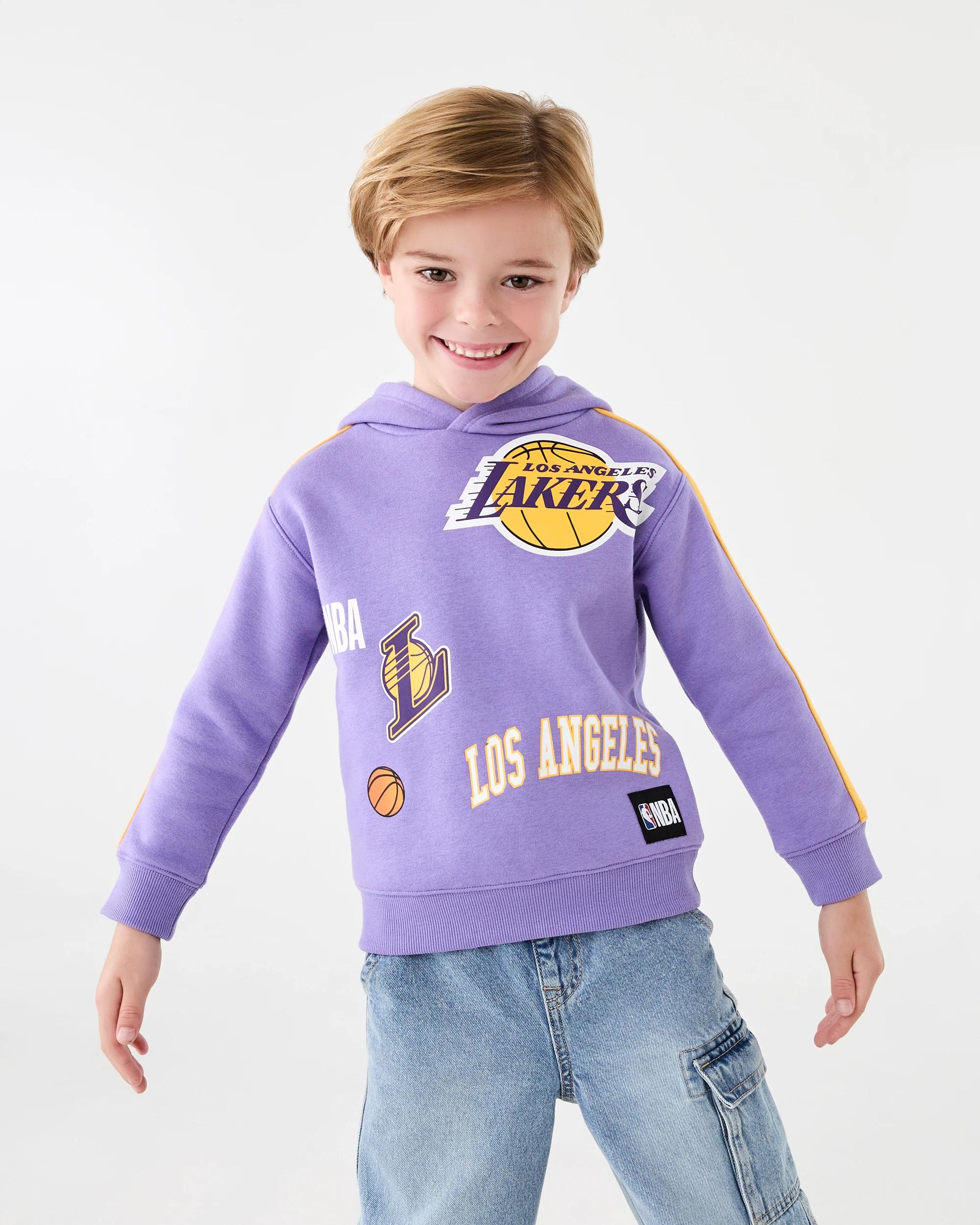 1 Official NBA Kids Printed Hoodie Lkrs 7d4r, 1 of 8
