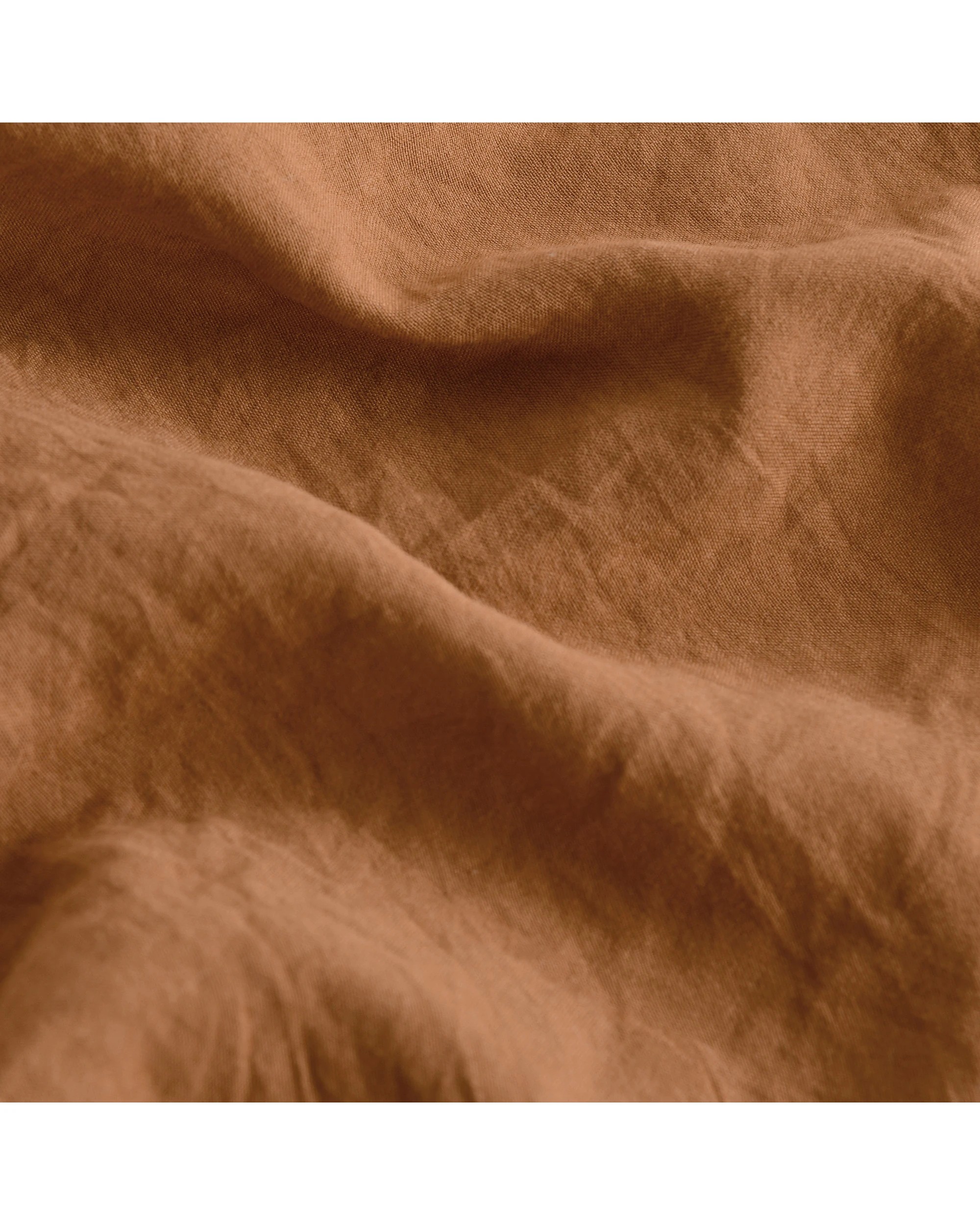 7 Dreamaker Superfine Washed Microfibre Pleated Valance - Queen Bed - Rust, 7 of 9
