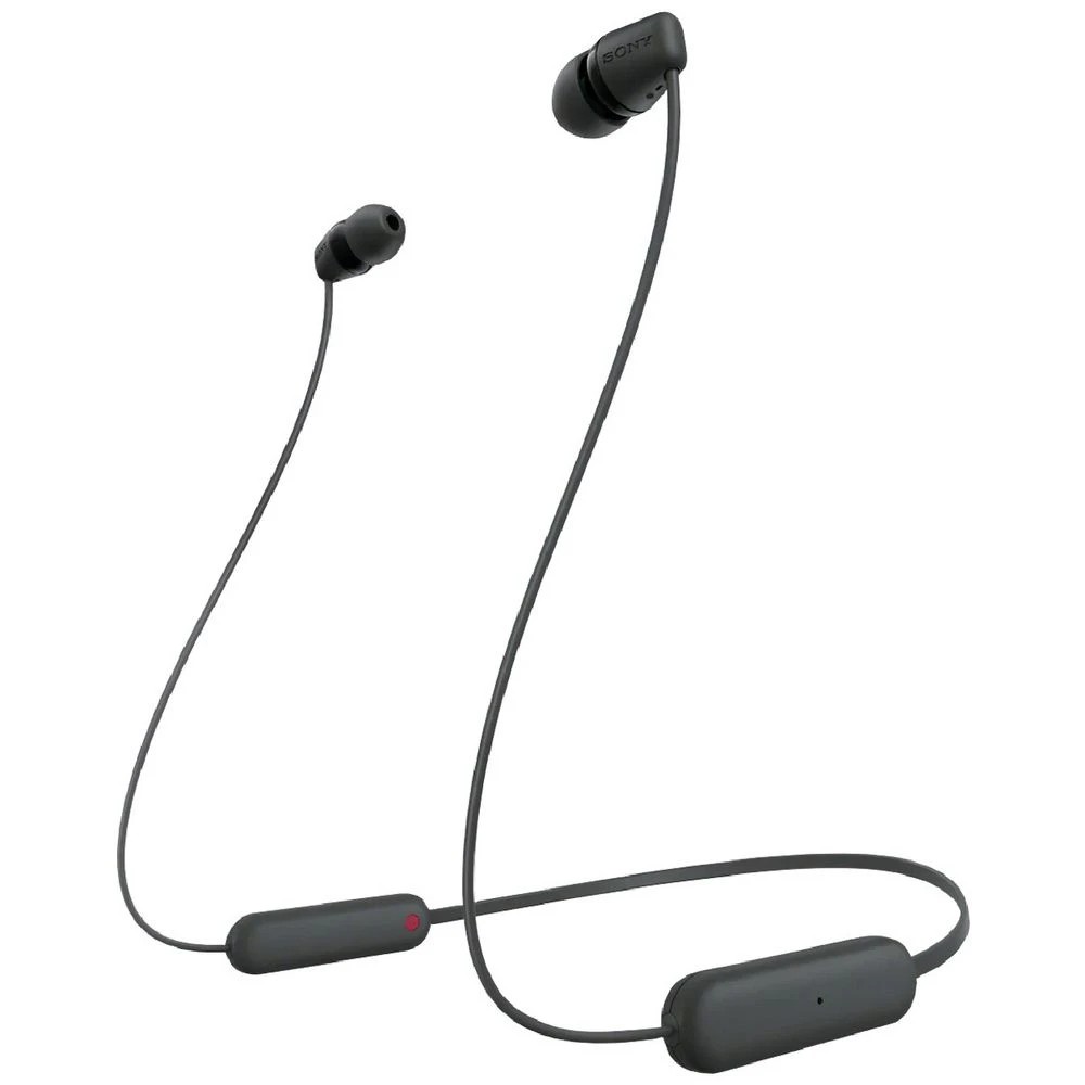 1 Sony WIC100B Wireless Earbuds Black, 1 of 5