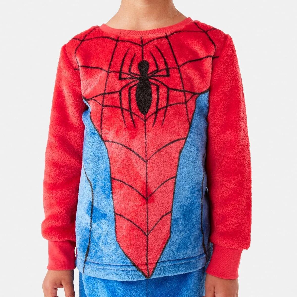 4 Spider-Man License Fluffy Pyjama Set Spiderman, 4 of 9