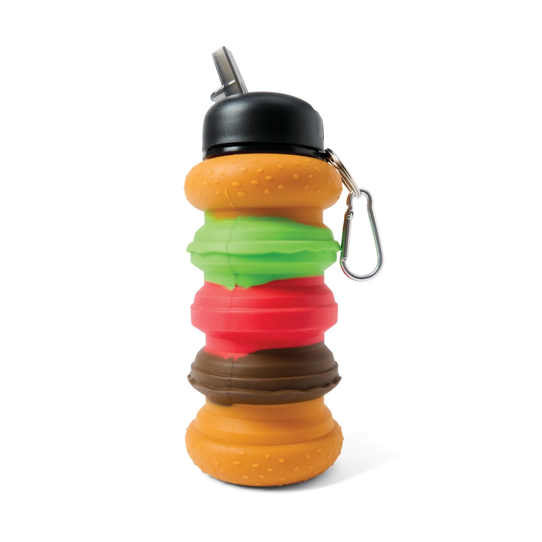 1 520ml Burger Pop-Up Collapsible Drink Bottle, 1 of 6