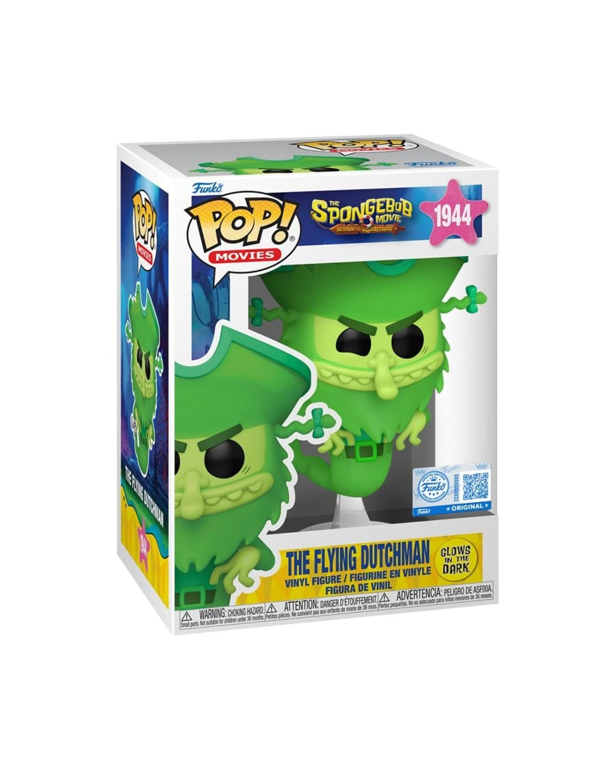 4 The SpongeBob Movie: Search for SquarePants The Flying Dutchman - Glow -  Funko POP! Vinyl, 4 of 4